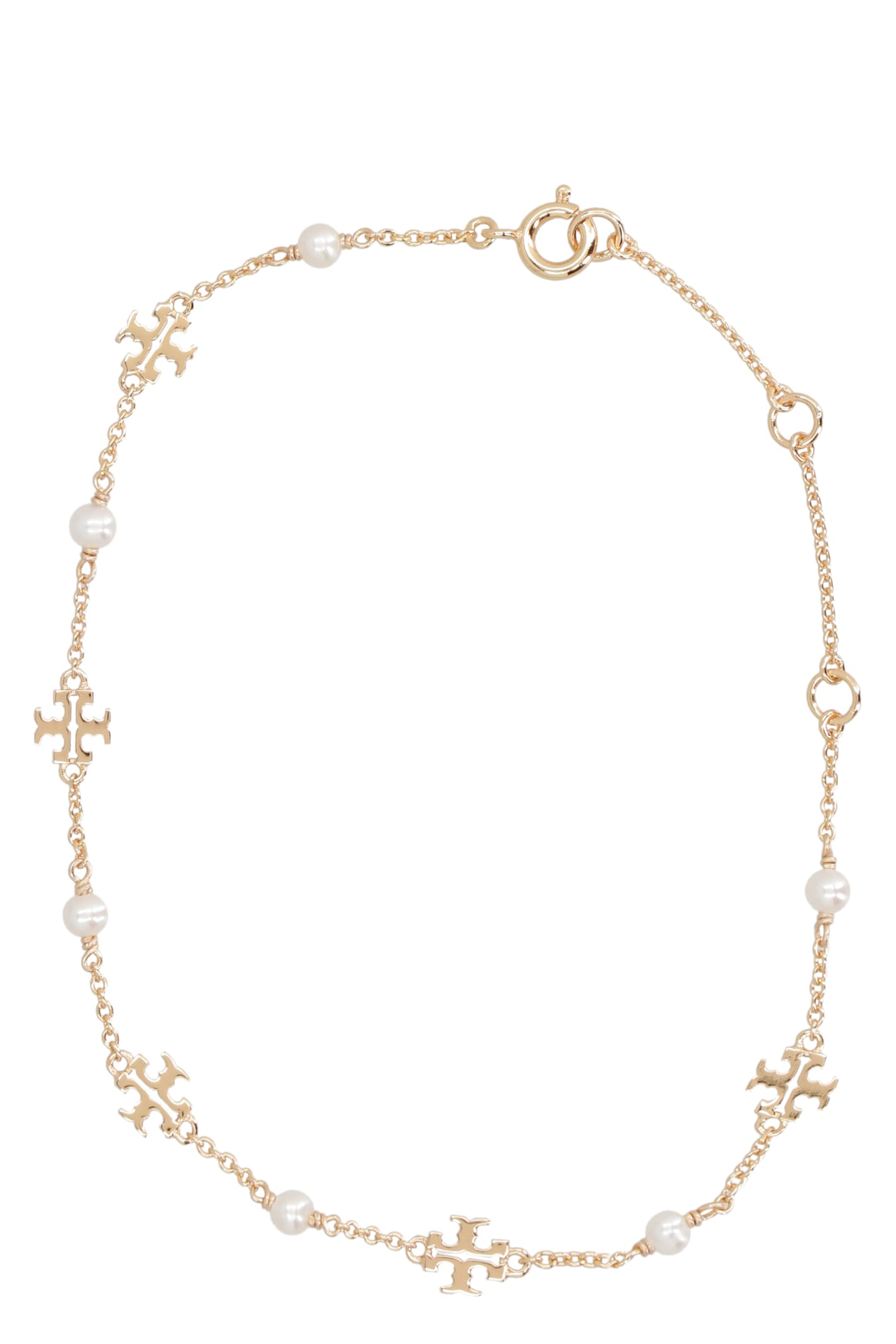 Shop Tory Burch Kira Chain Bracelet In Gold