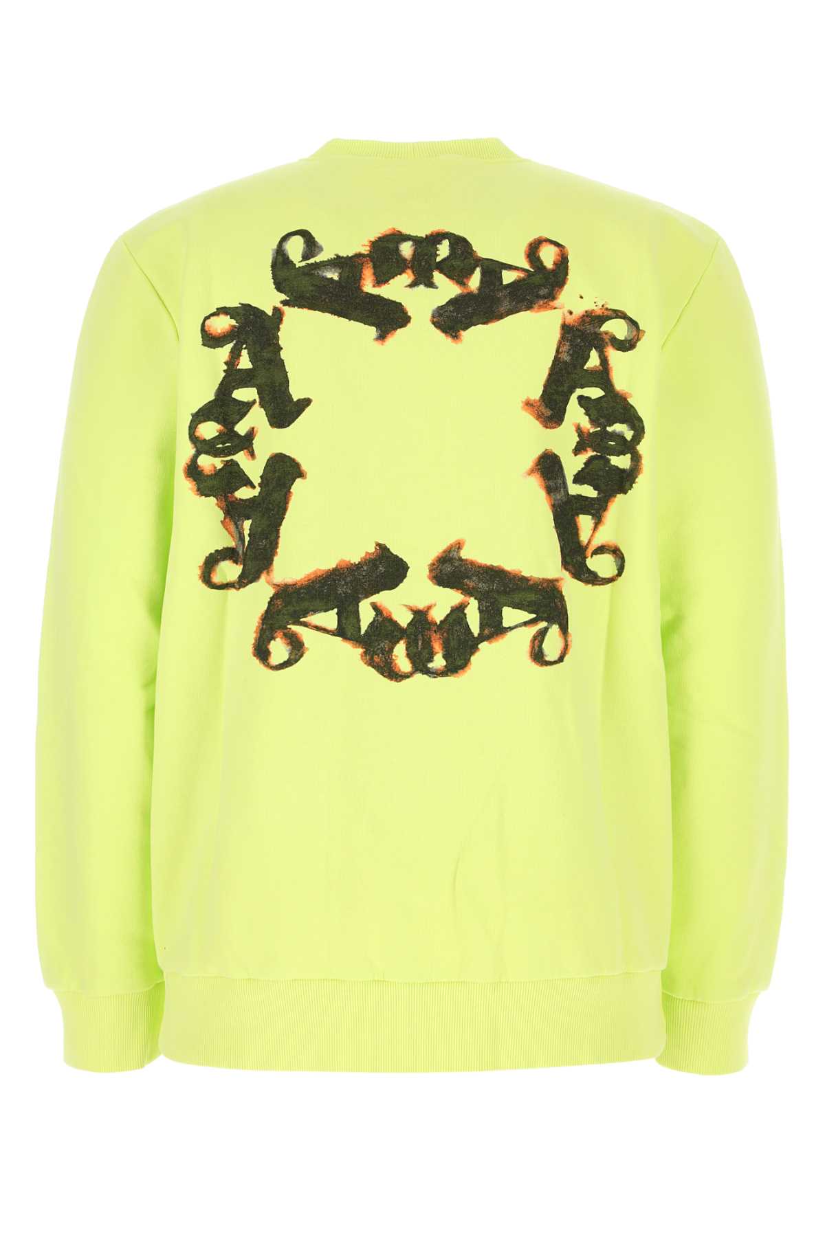 Alyx Fluo Yellow Cotton Oversize Sweatshirt In Ylw0041