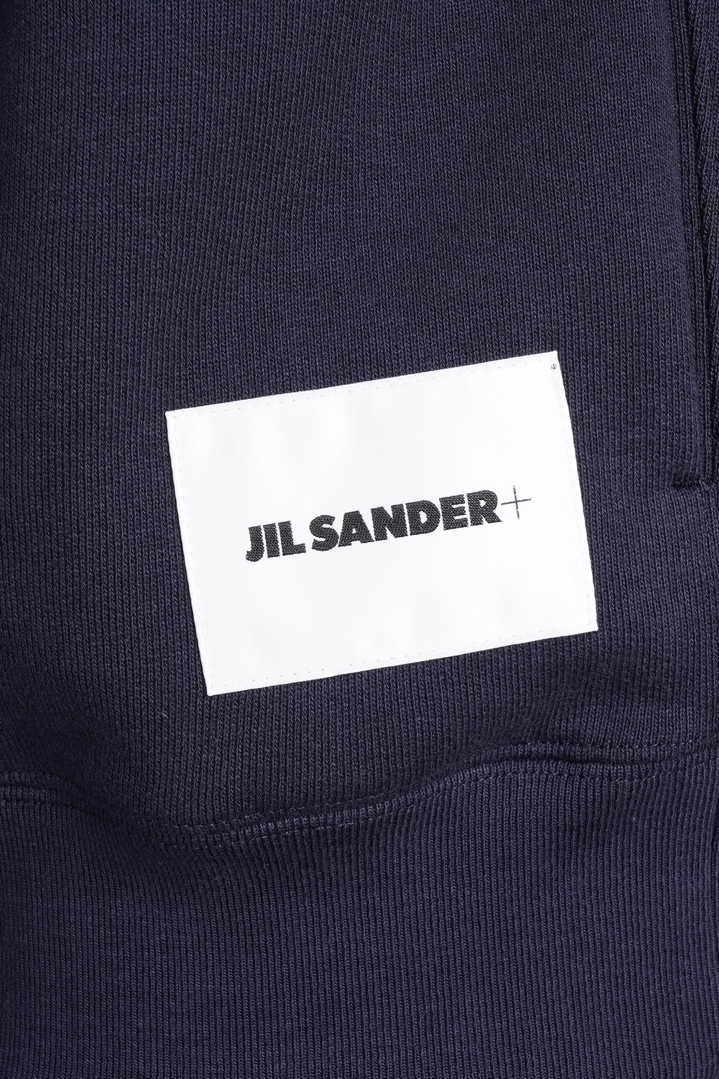 Shop Jil Sander Sweatshirt In Blue Cotton