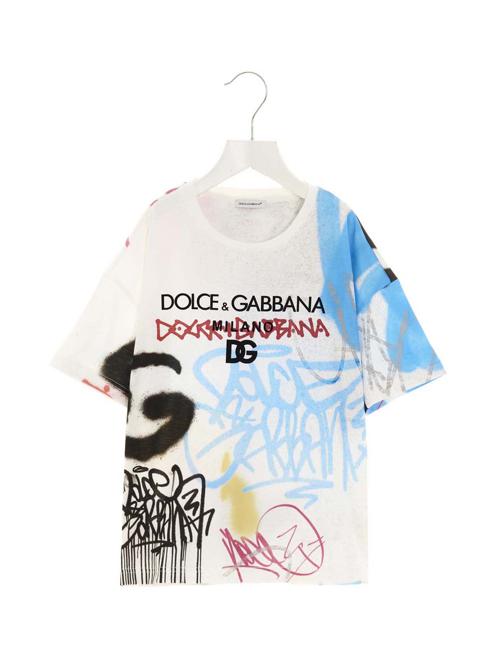 Dolce & Gabbana T-shirt logo Graffiti