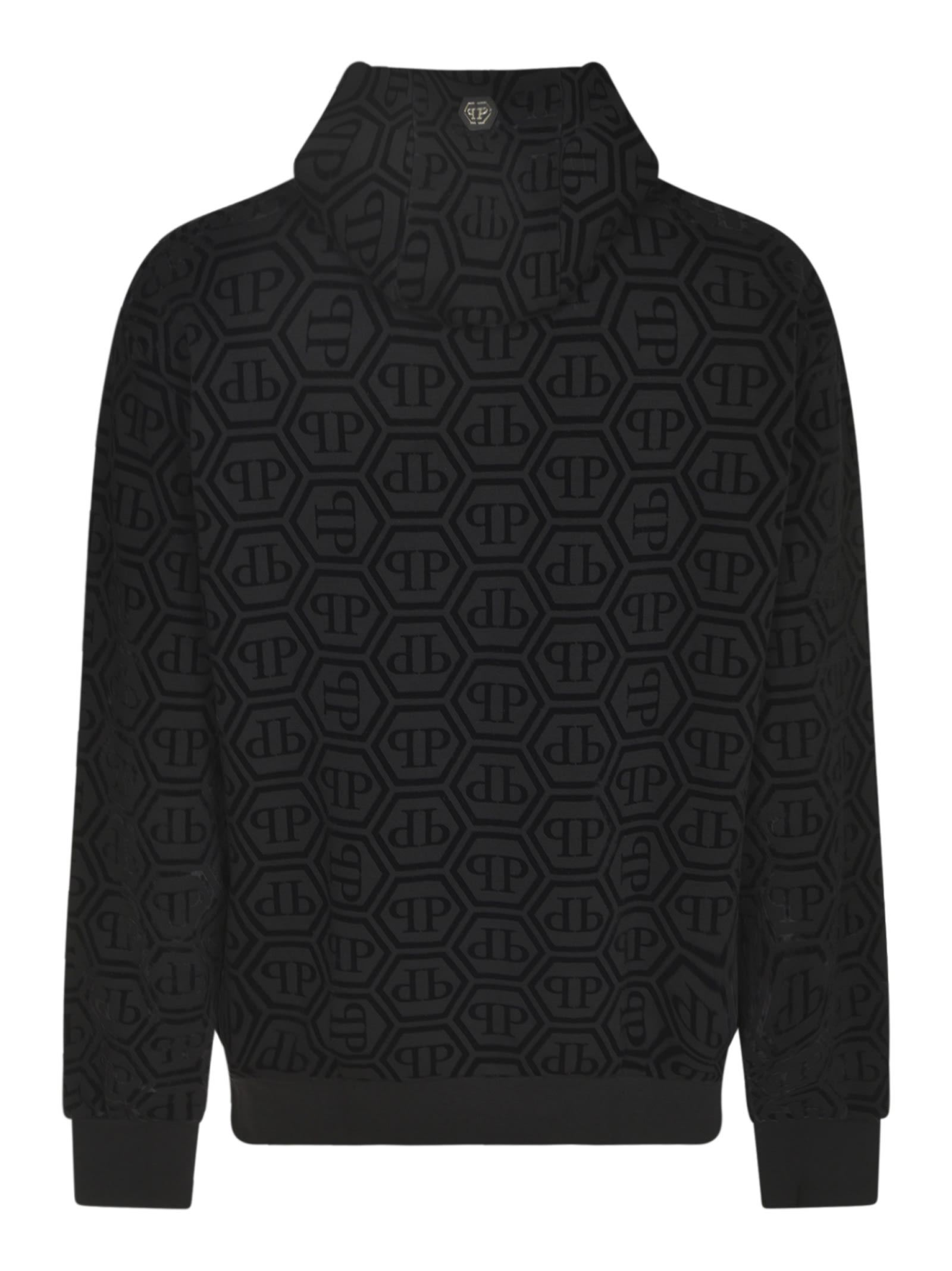 Shop Philipp Plein Hoodie Sweatshirt In Black