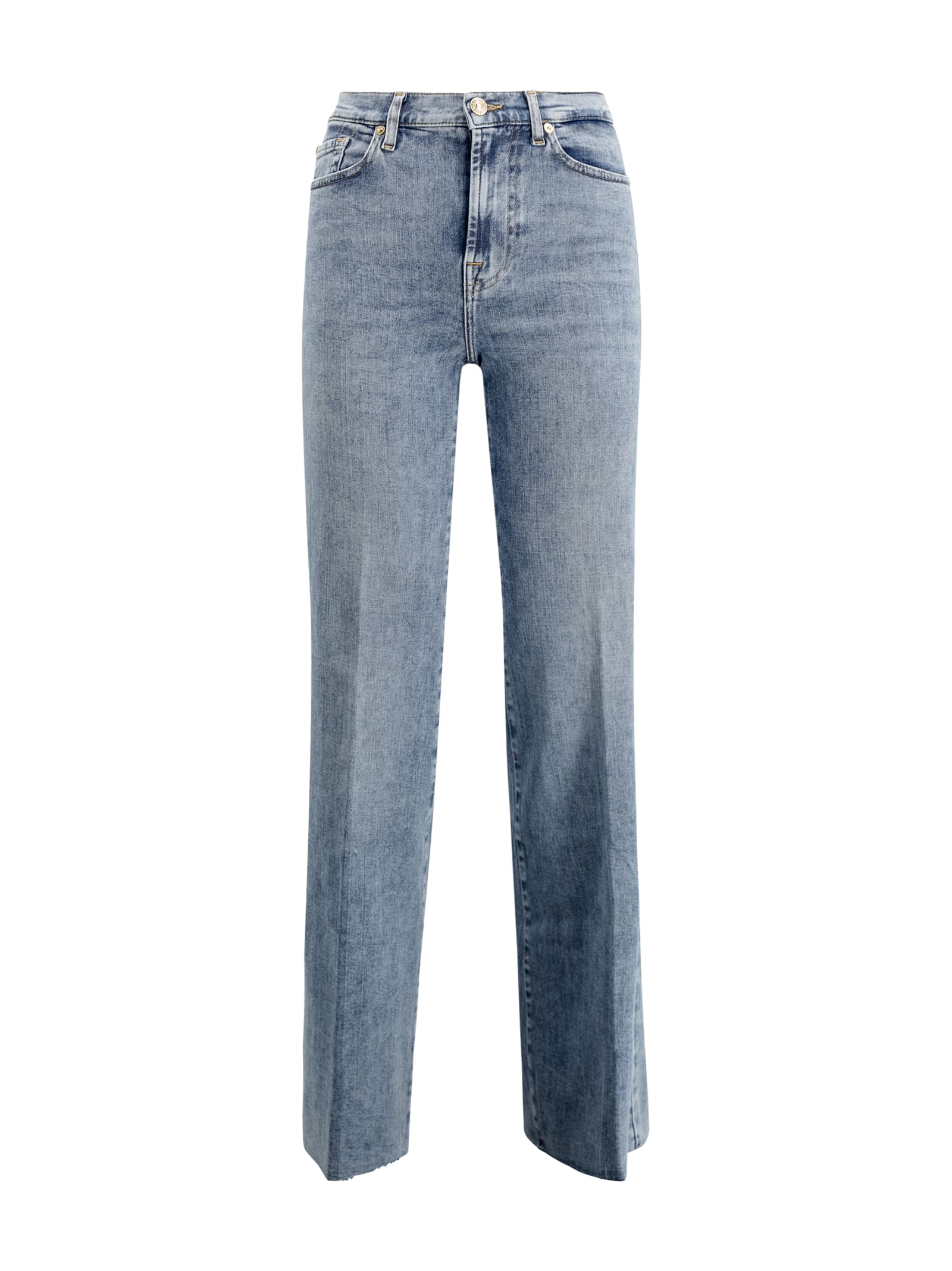 Shop 7 For All Mankind Modern Dojo High-rise Flared Jeans