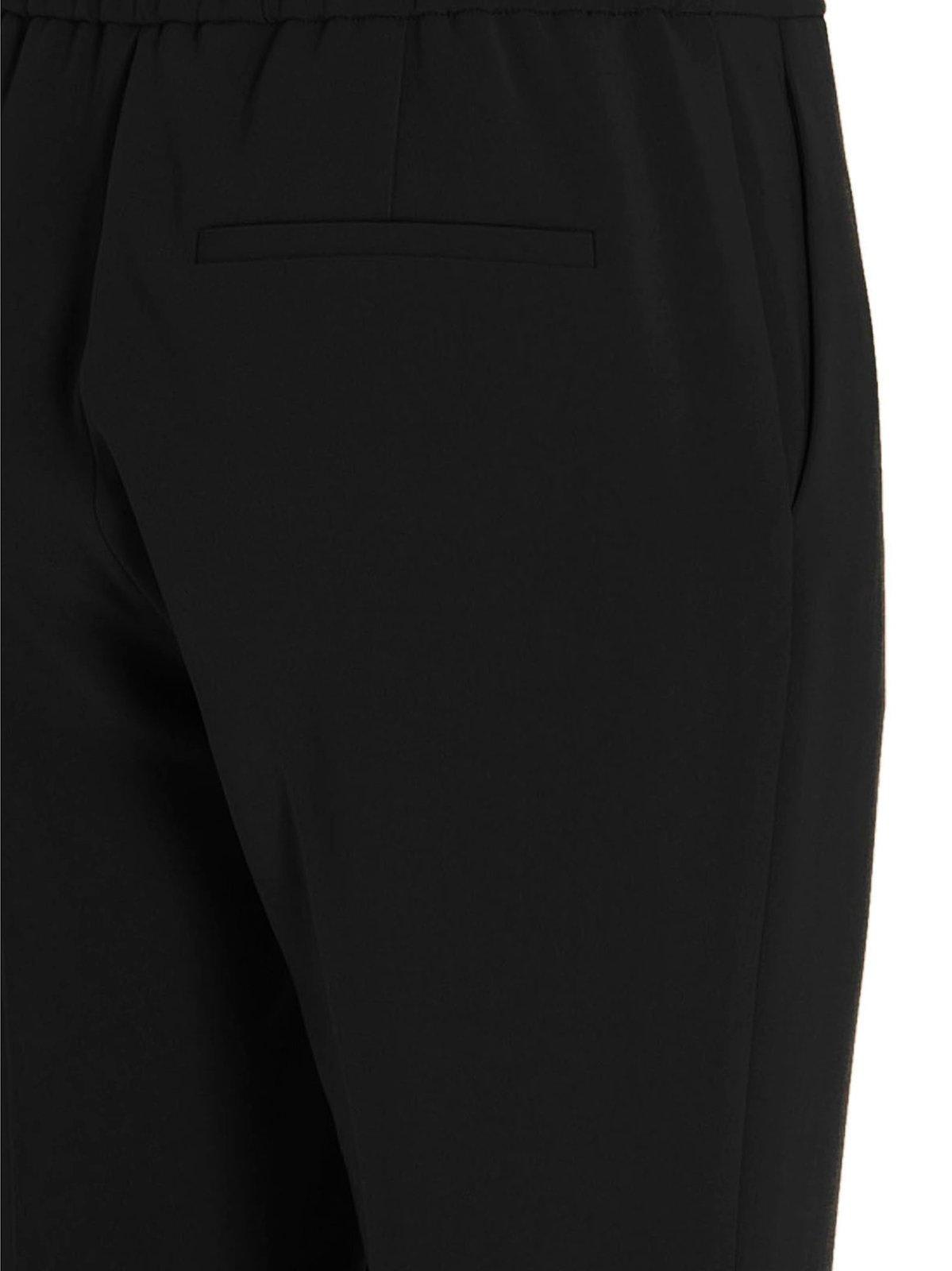 Shop Theory Straight Leg Tailored Trousers In Black