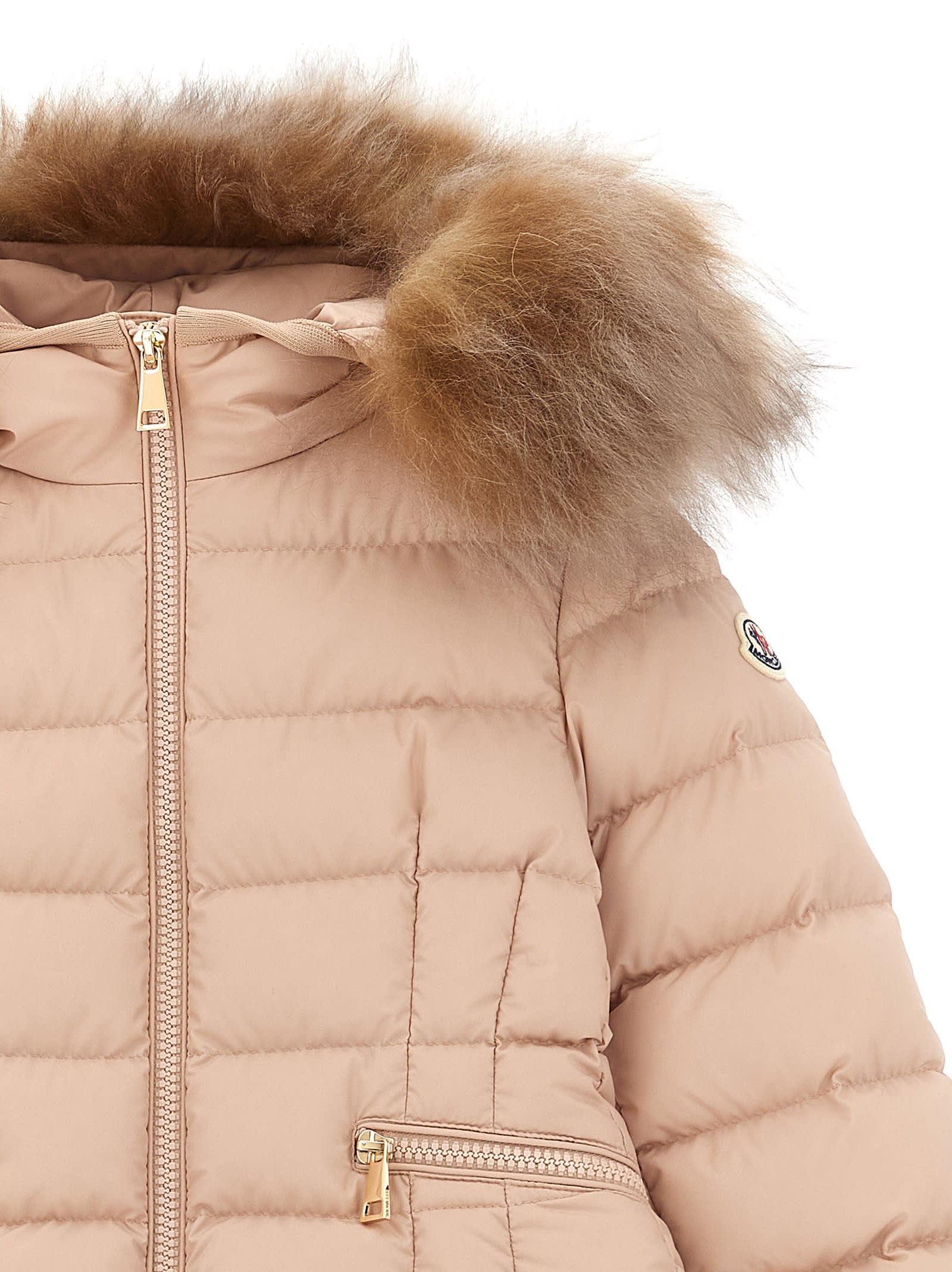 Moncler Boedette Down Jacket In Neutral