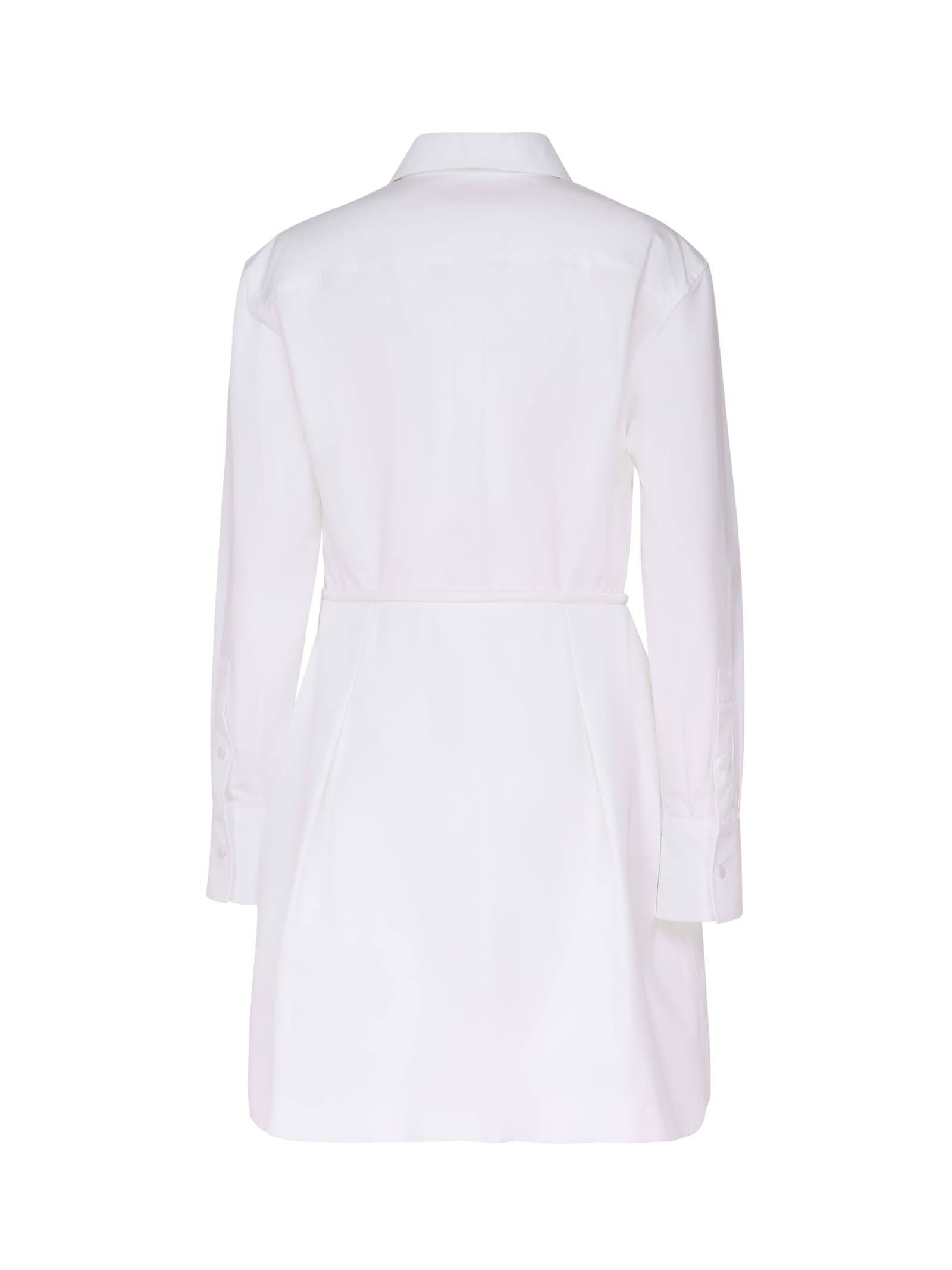 Shop Valentino Chemisier Cotton Dress