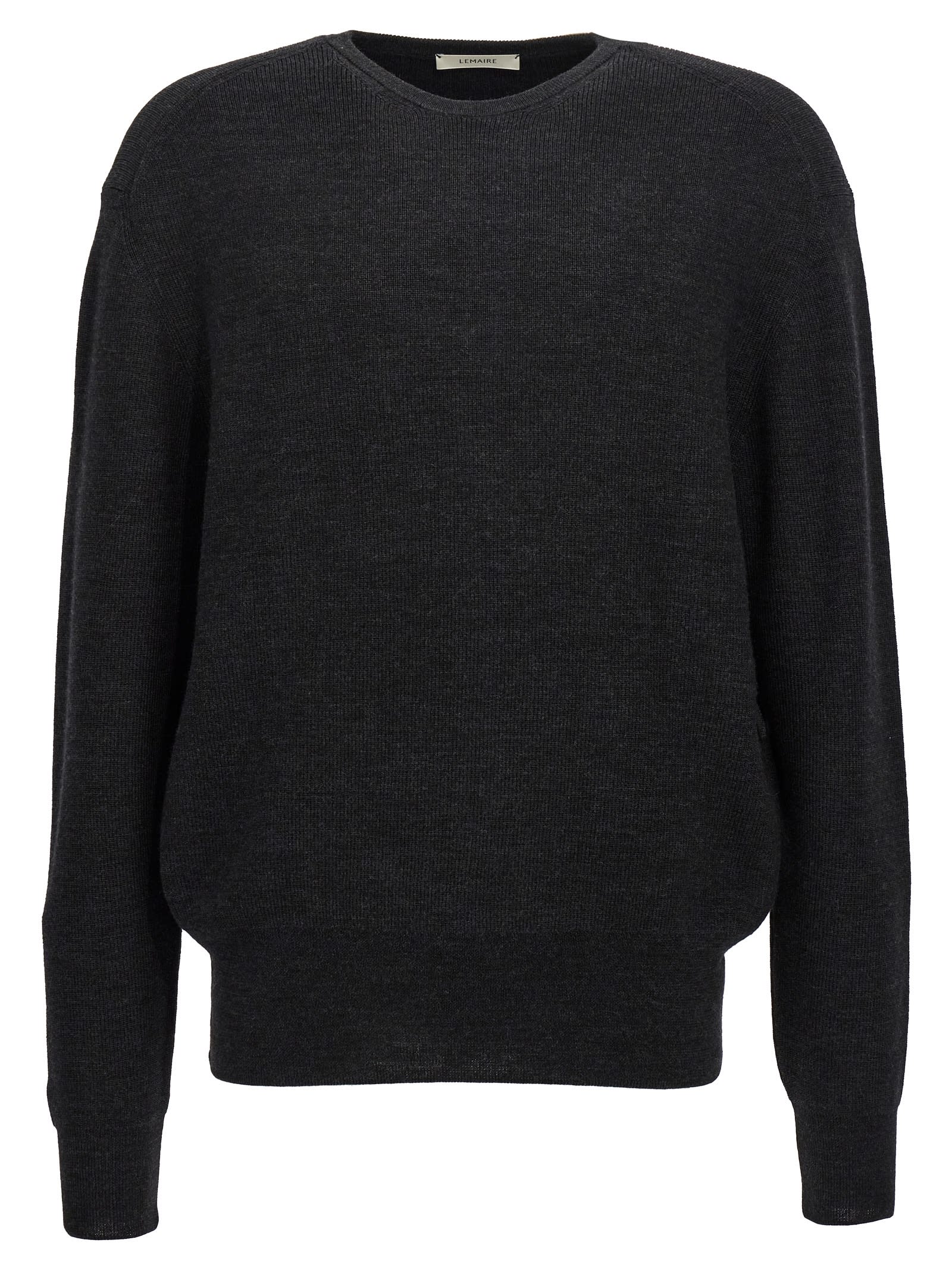 Shop Lemaire Crewneck Sweater In Gray