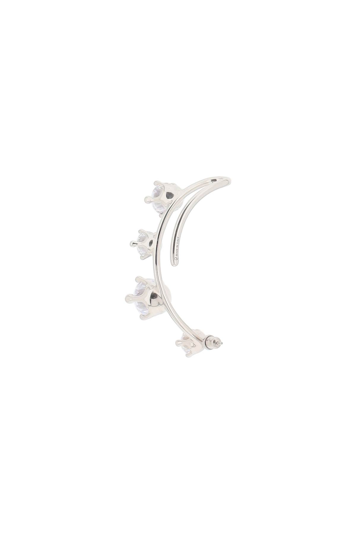 Shop Panconesi Diamanti Ear Cuff Silver In Silver (silver)