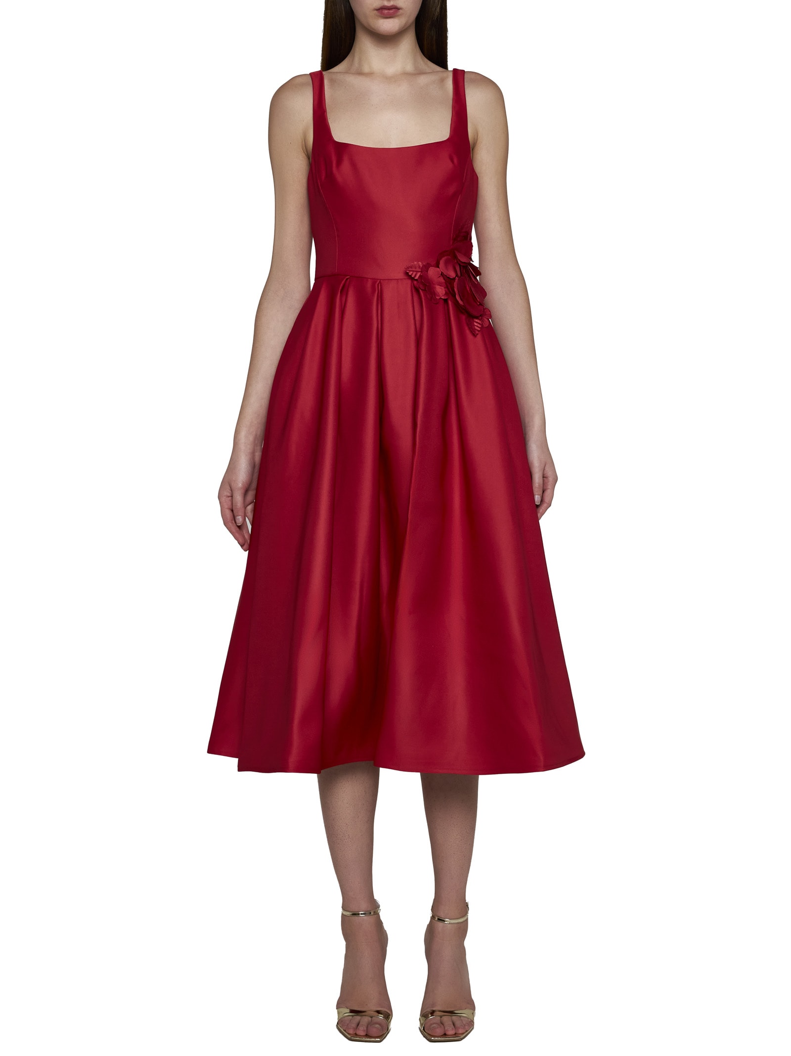 Shop Marchesa Notte Dress In Poppy