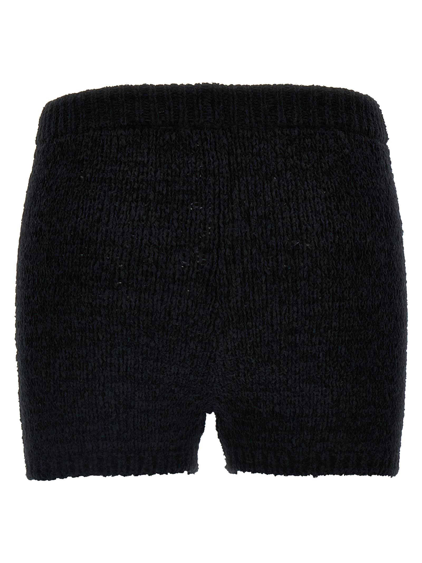 Twinset Oval T Bermuda And Short Black In Black