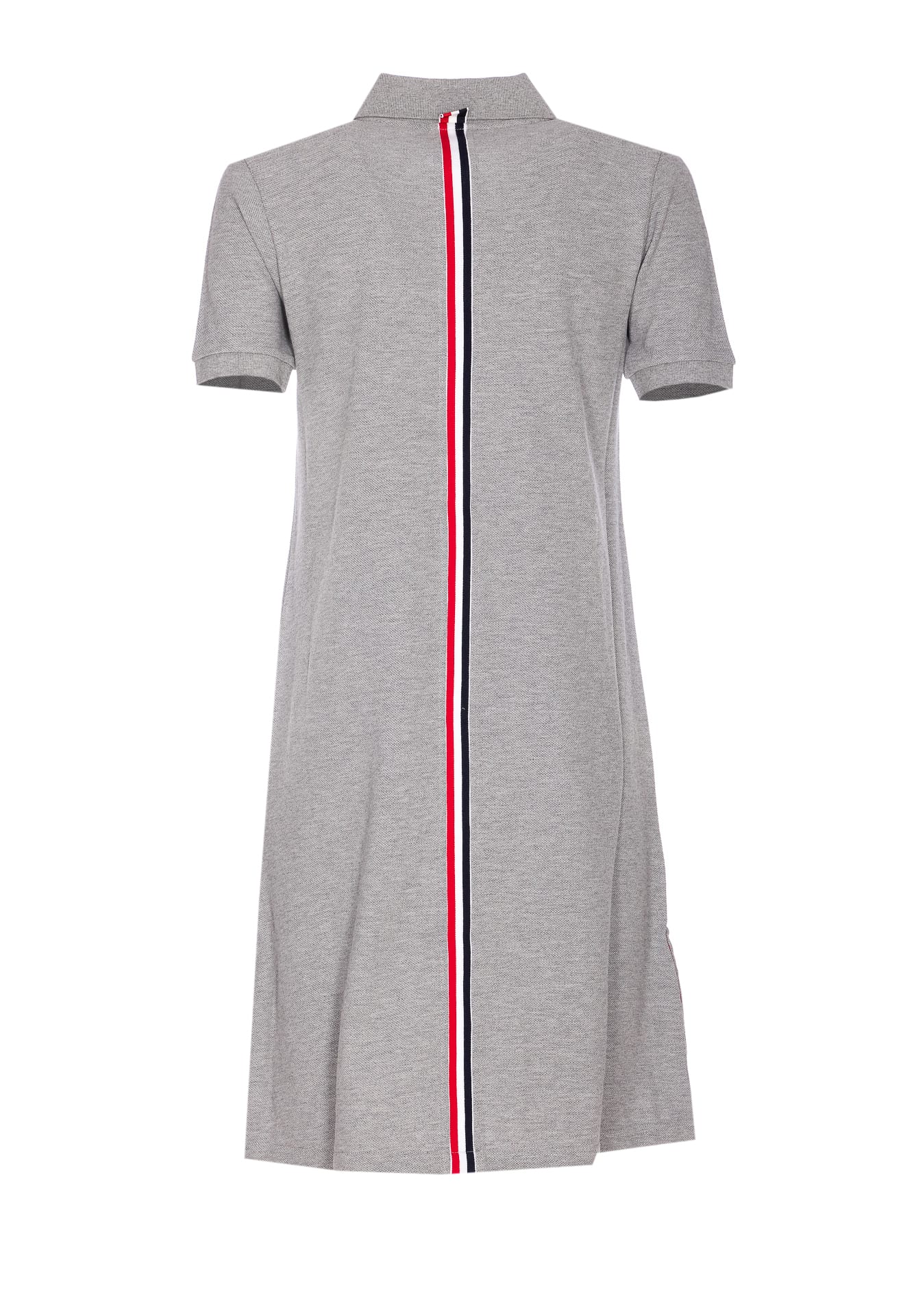 Thom Browne A-line Short Dress In Gray