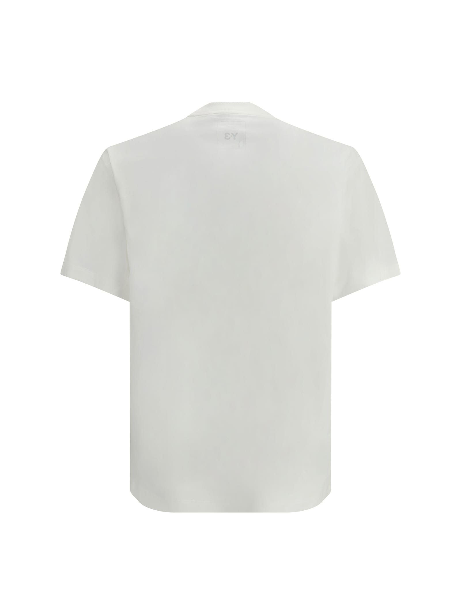 Y-3 Slim Short Sleeve T-shirt In White