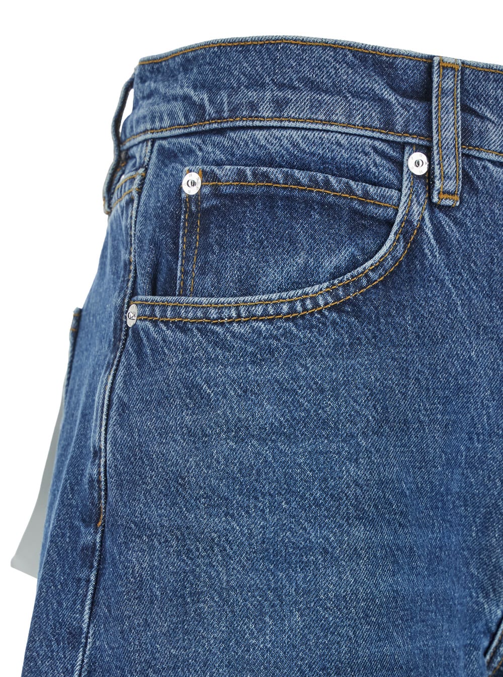 Frame Womens Caramia Low Slung Barrel Straight-leg High-rise Recycled-denim Jeans In Blu