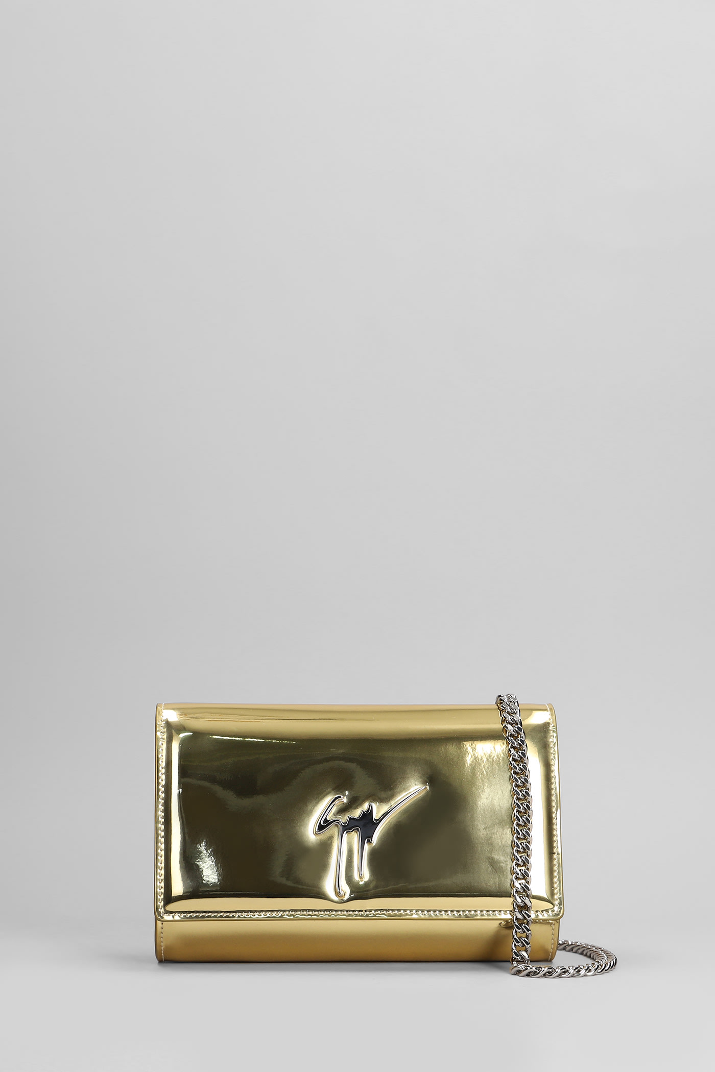 Cleopatra Clutch In Gold Leather