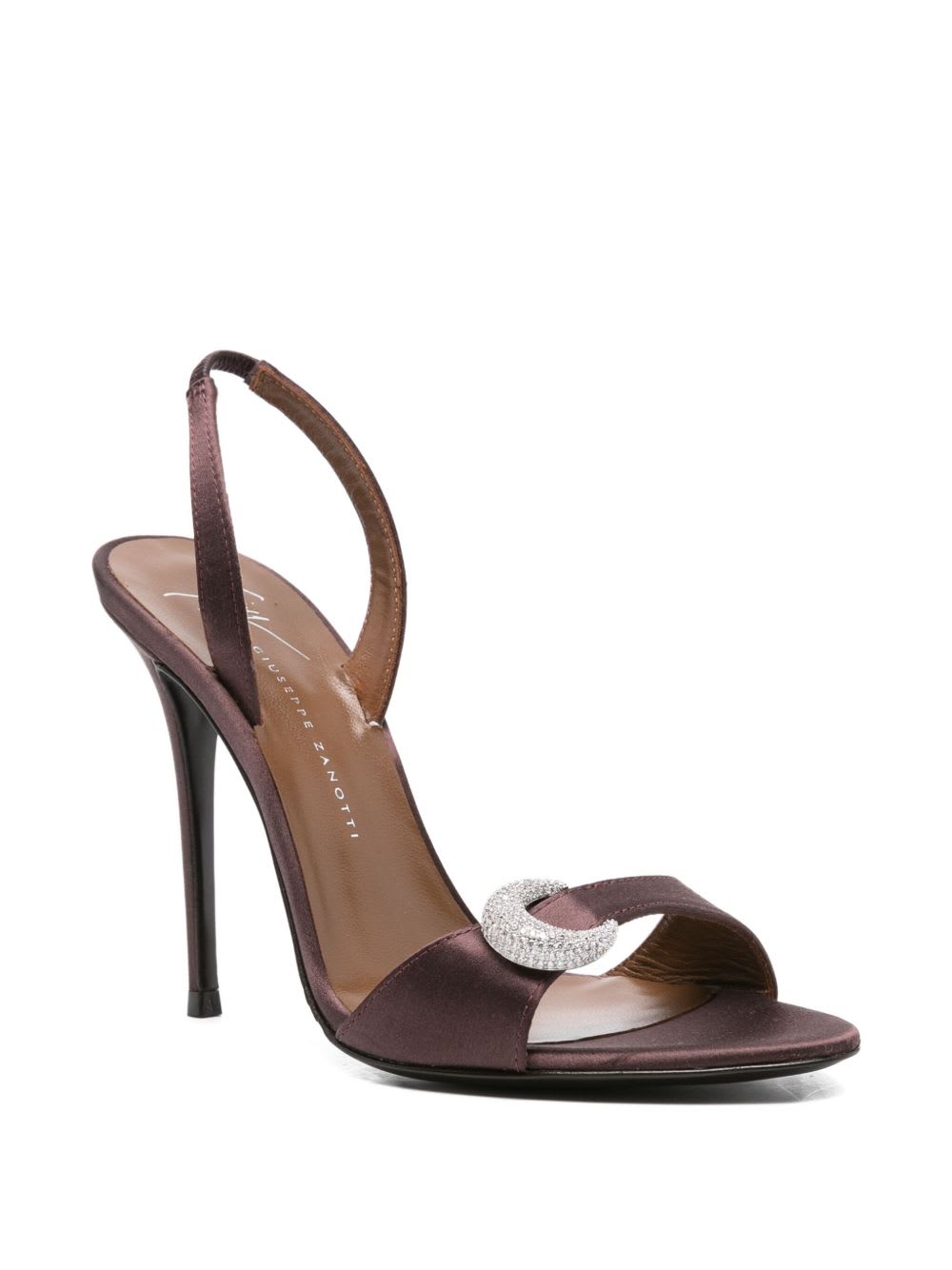 Giuseppe Zanotti Women Clandestino Satin Heel Sandals In Purple