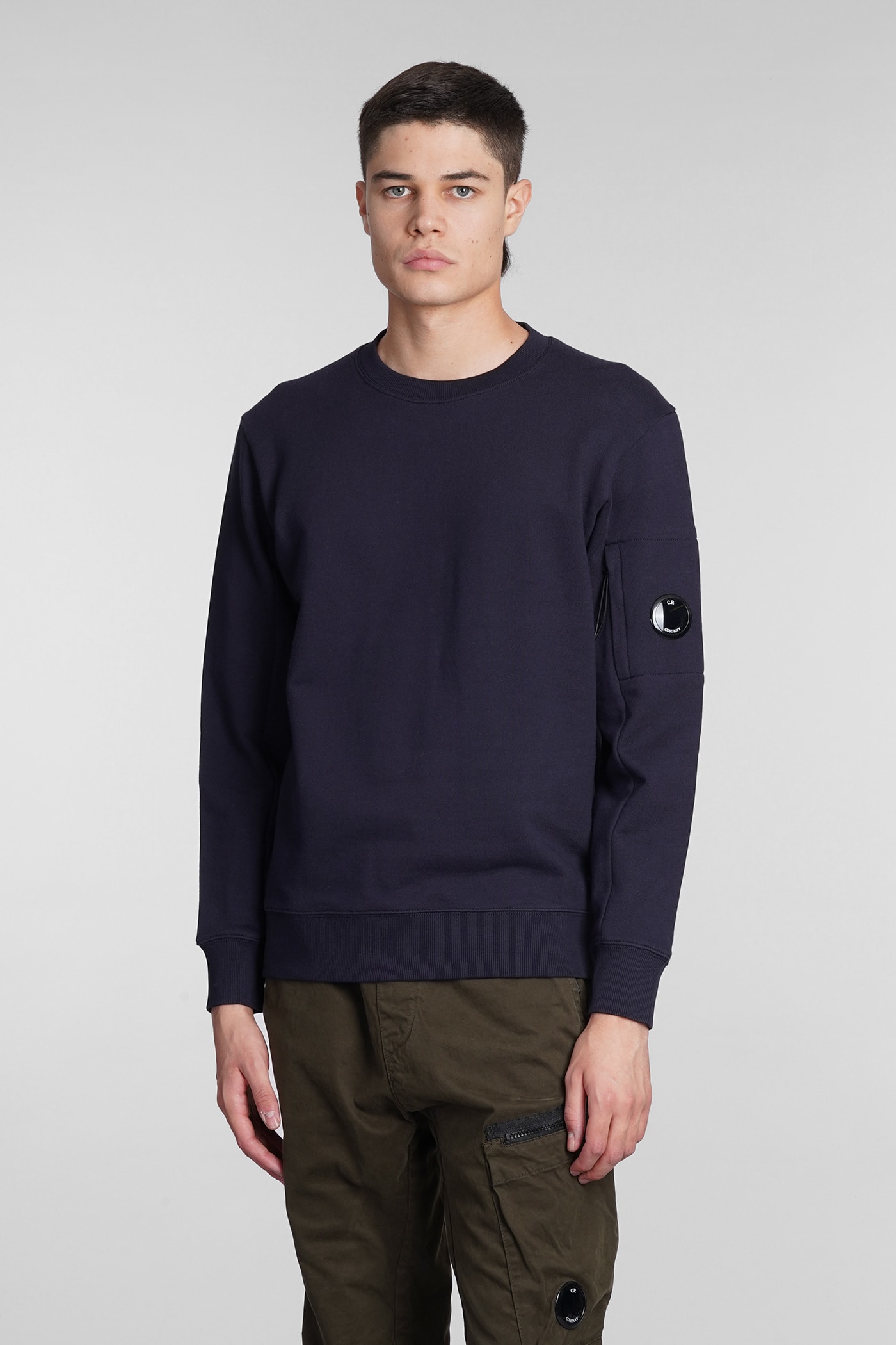 C.P. Company Sweatshirt In Blue Cotton