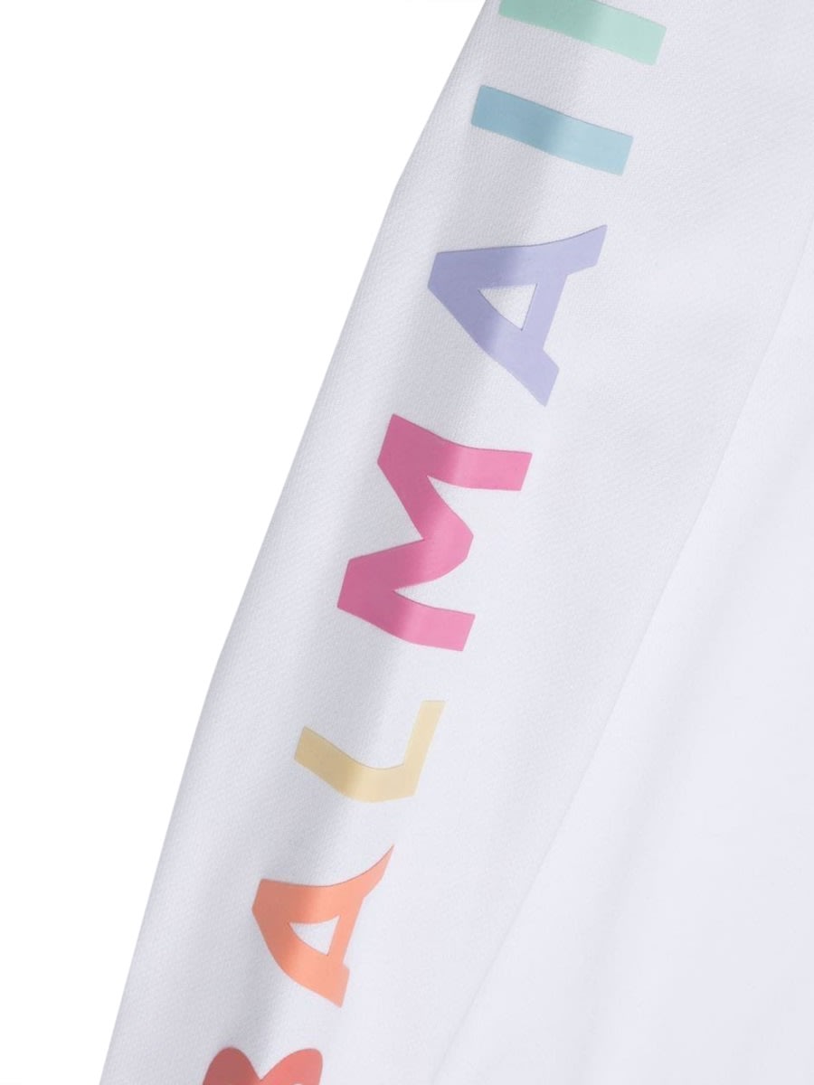 BALMAIN SWEATSHIRT CREWNECK LOGO ON SLEEVE