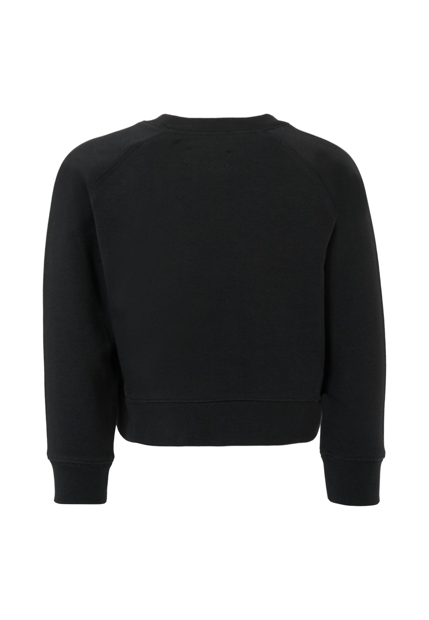Zadig & Voltaire Black Sweatshirt For Girl With Writing In Black