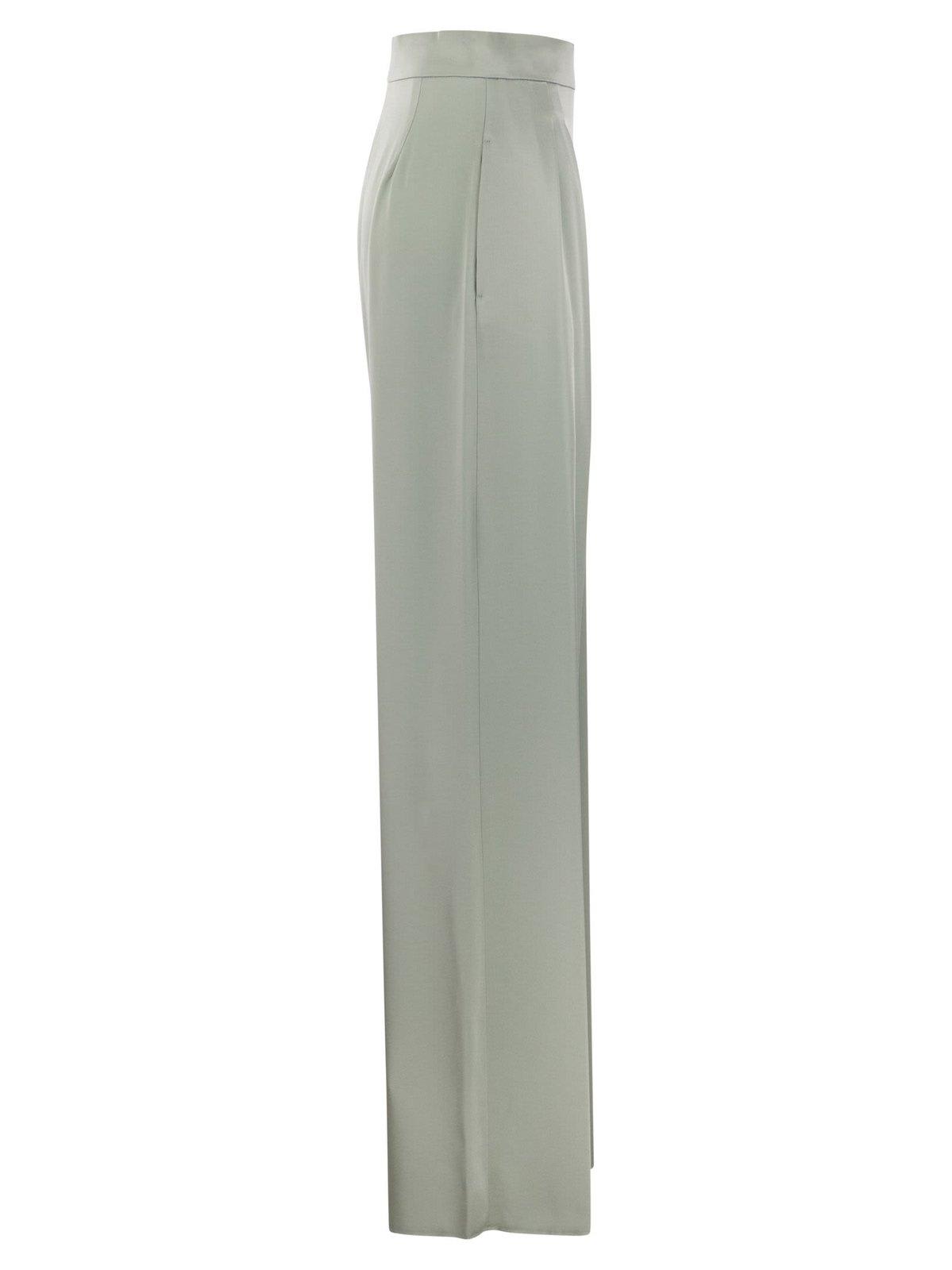 Shop Max Mara Verve Wide-leg Trousers