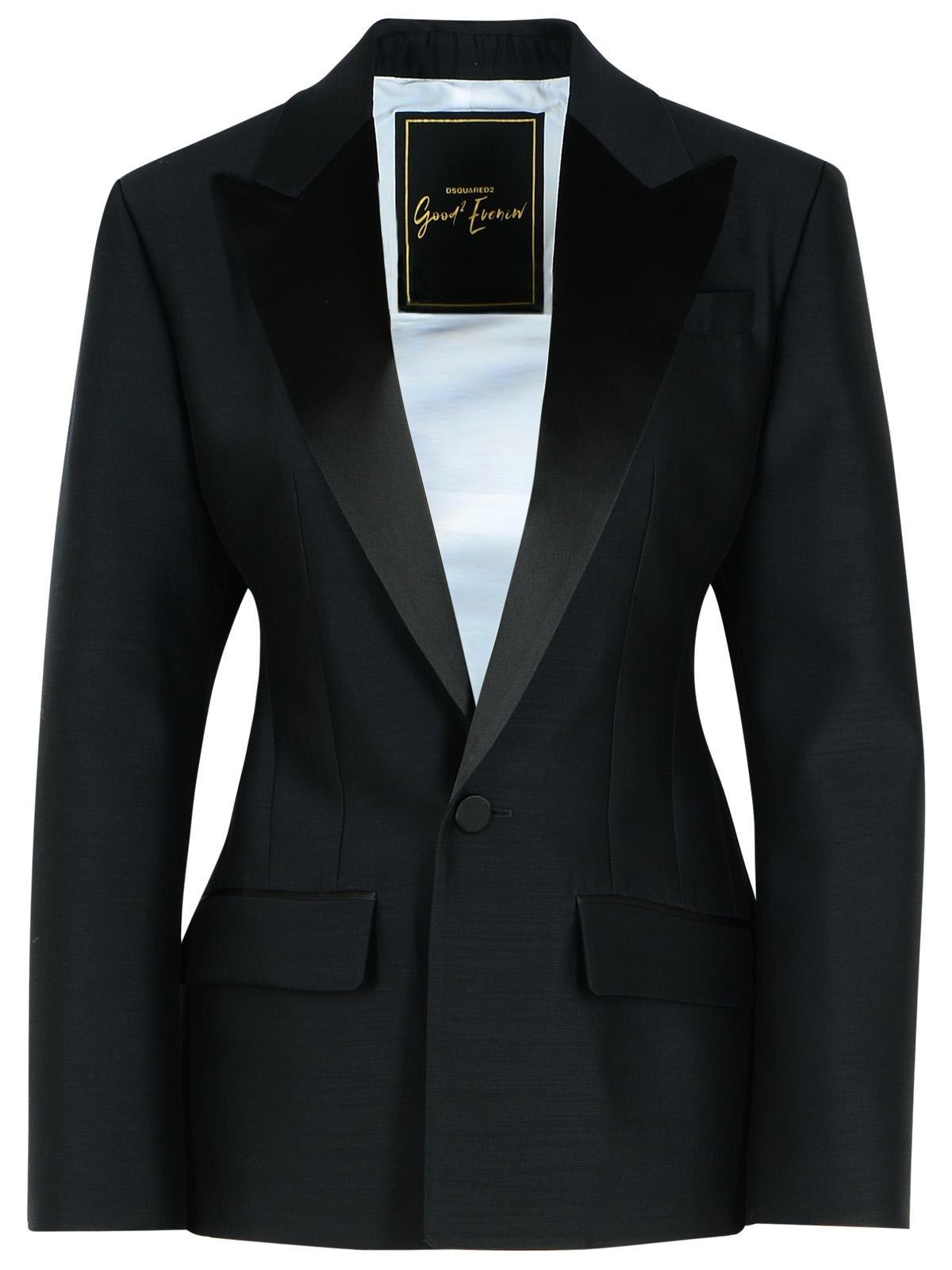 V-neck Single-breasted Blazer