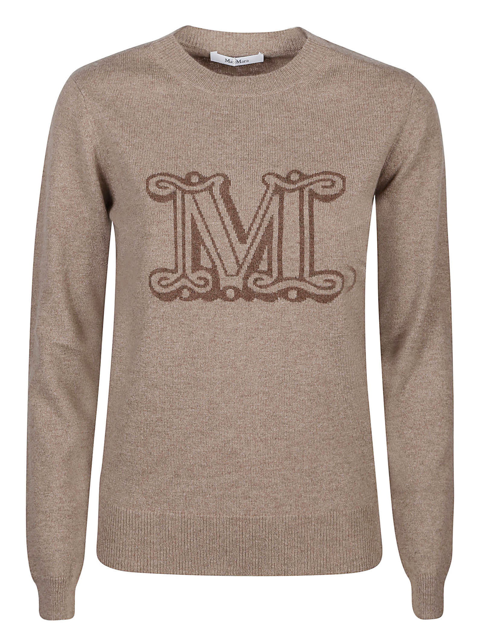 Shop Max Mara Pamir Sweater In Fondo Cammello
