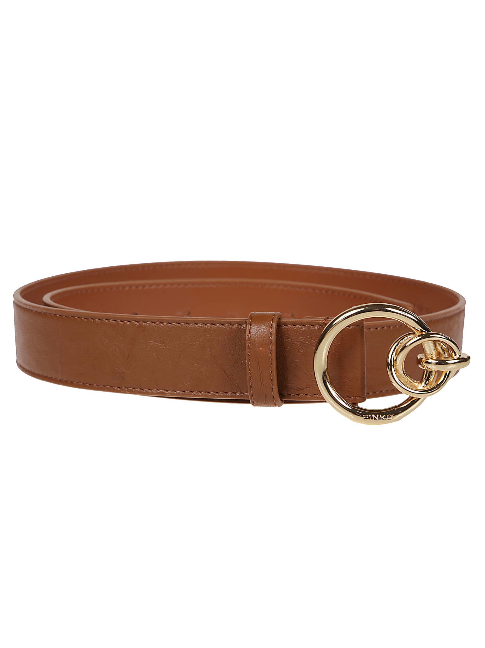 Pinko Brown Leather Belt