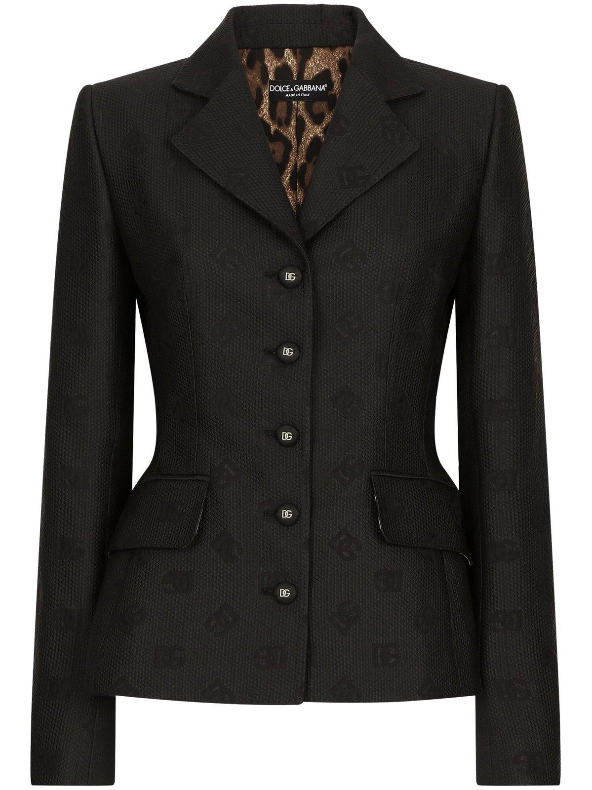 Shop Dolce & Gabbana Single-breasted Jacket In Nero