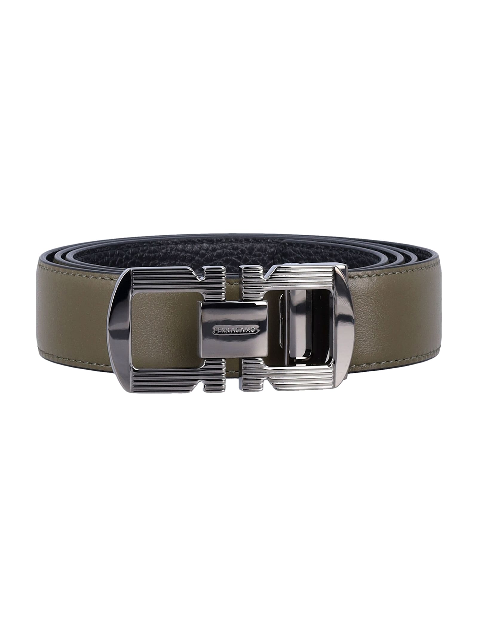 Reversible And Adjustable Gancini Belt