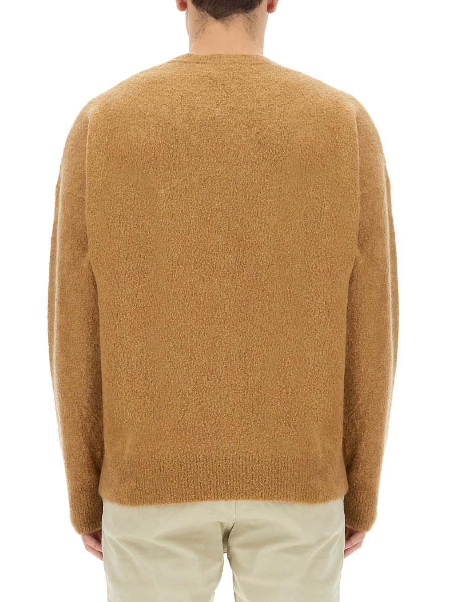 Shop Hugo Boss Cashmere Sweater In Beige