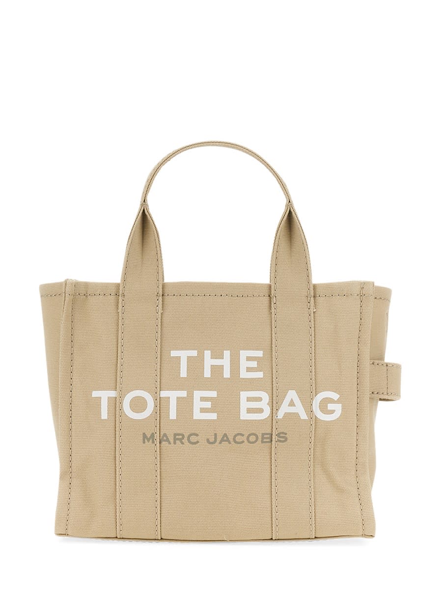 Shop Marc Jacobs The Tote Small Bag In Beige