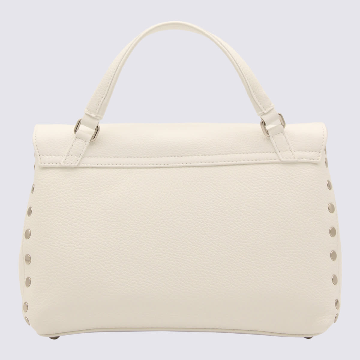 Shop Zanellato White Leather Postina Daily Baby Tote Bag