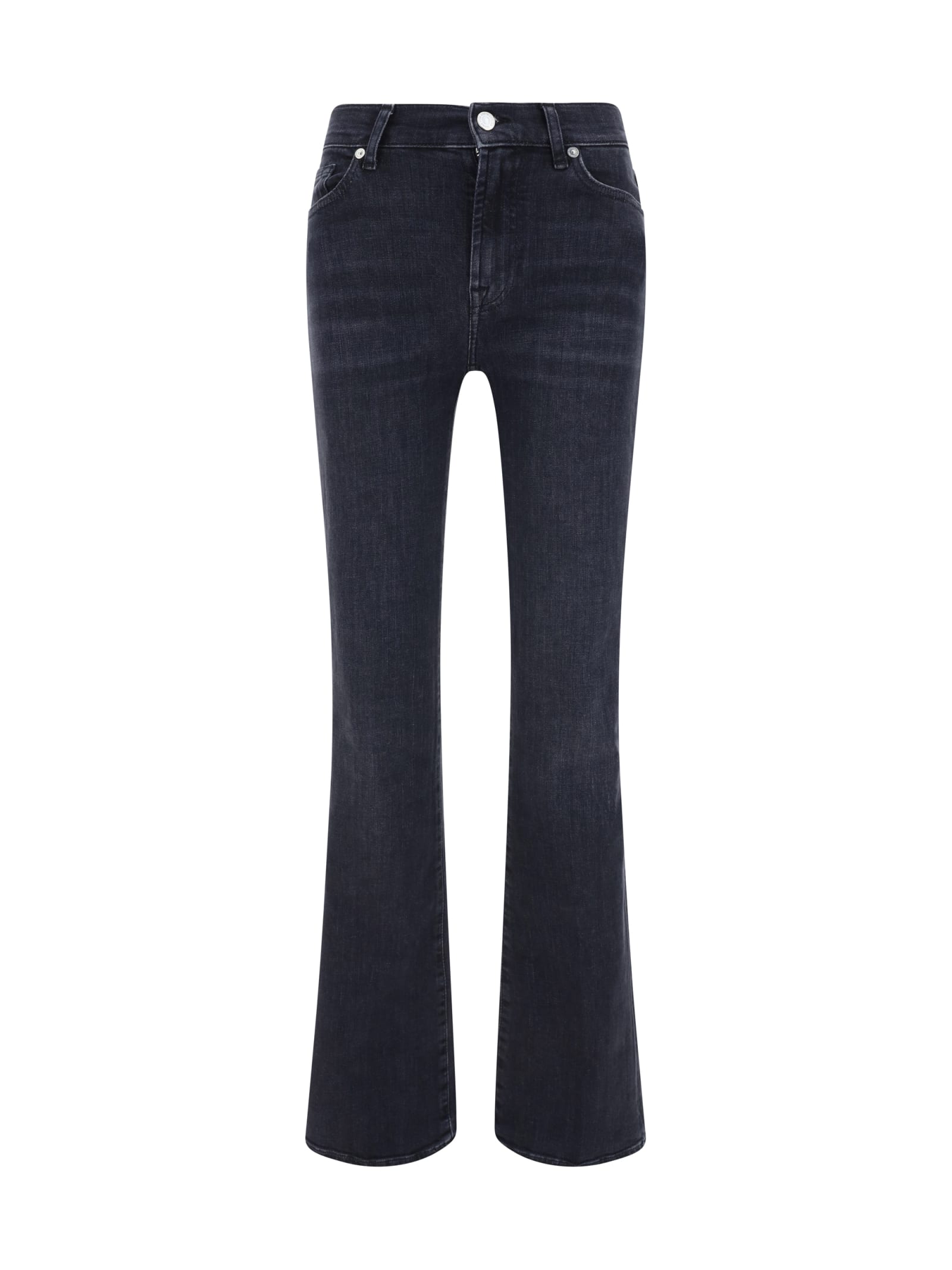 Shop 7 For All Mankind Illusion Space Jeans In Black