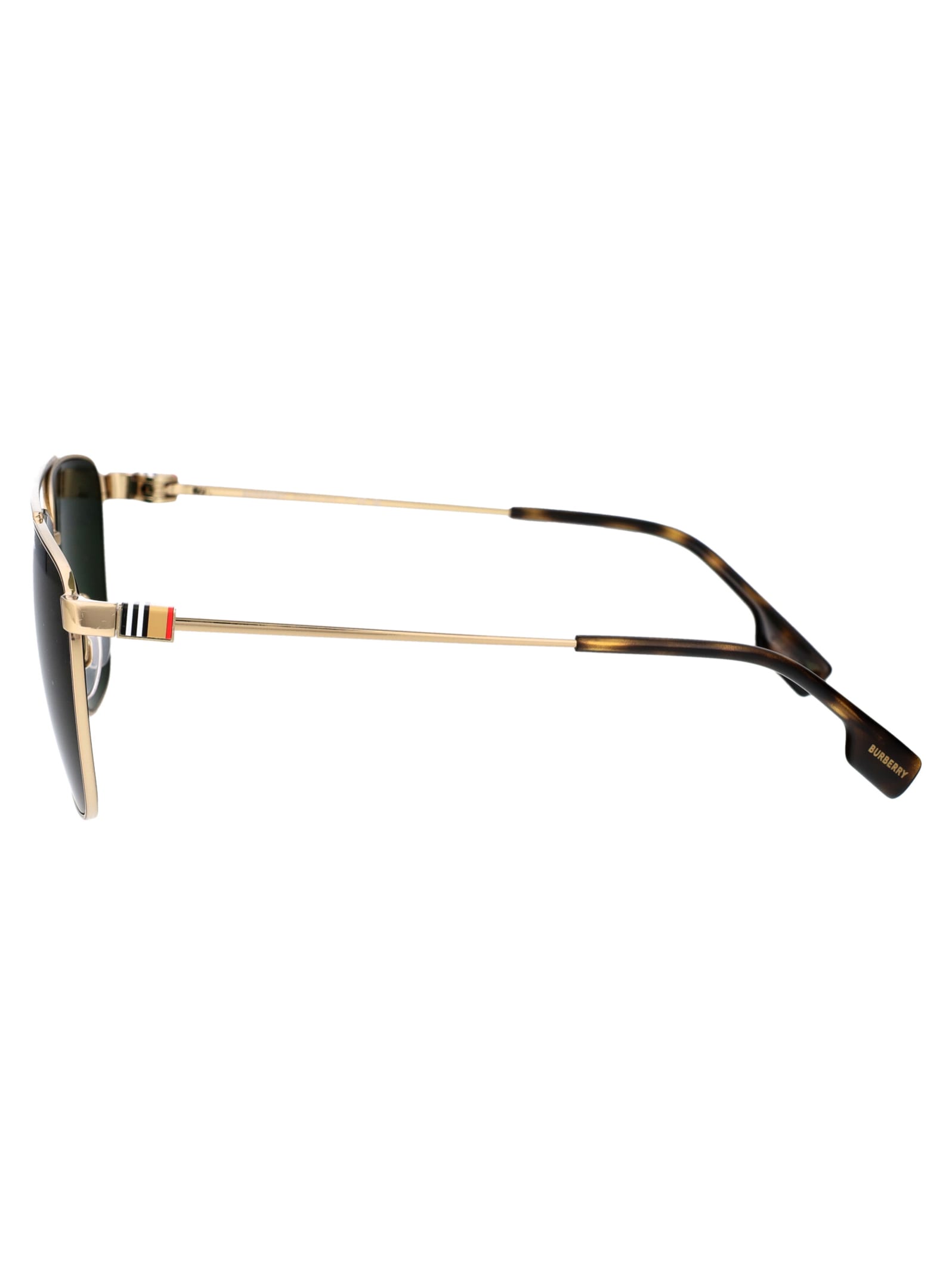 Shop Burberry Eyewear Blaine Sunglasses In 110971 Light Gold