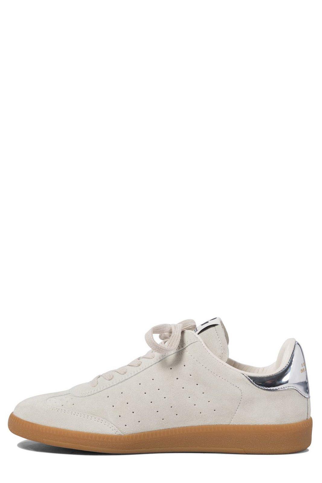 Shop Isabel Marant Logo Printed Low-top Sneakers