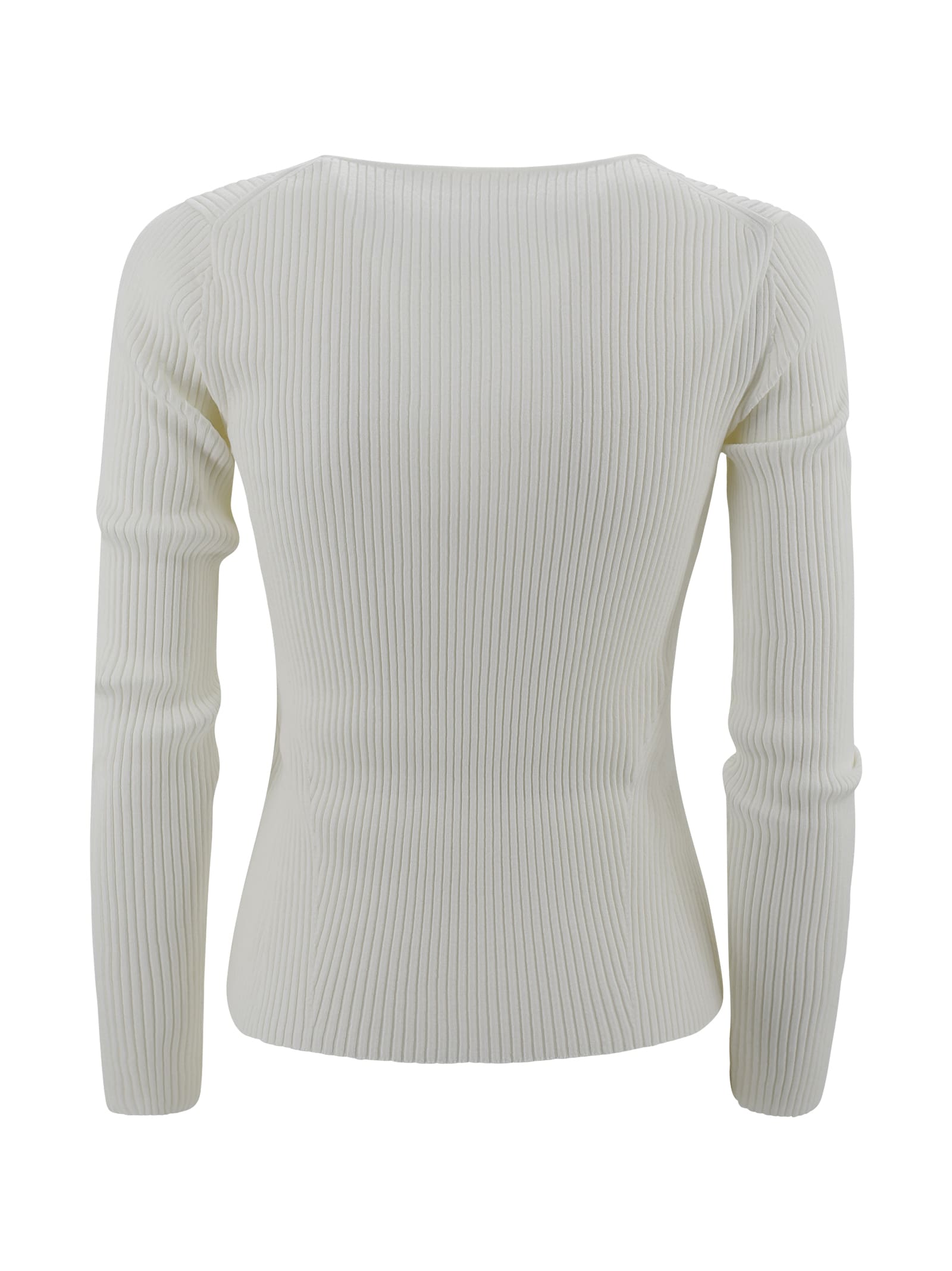 Shop P.a.r.o.s.h Romy Jumper In Cream