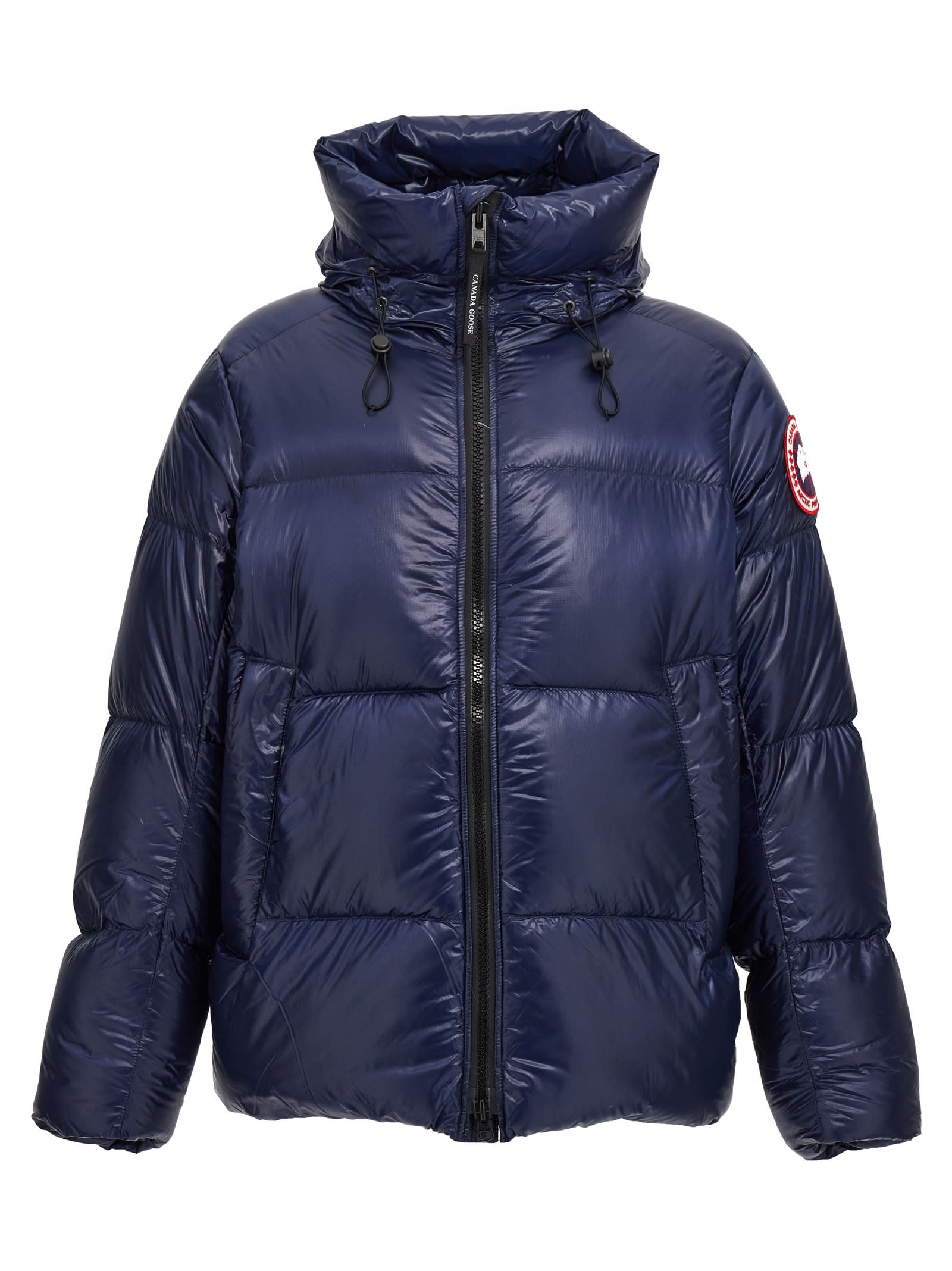 Shop Canada Goose Crofton Down Jacket In Blue