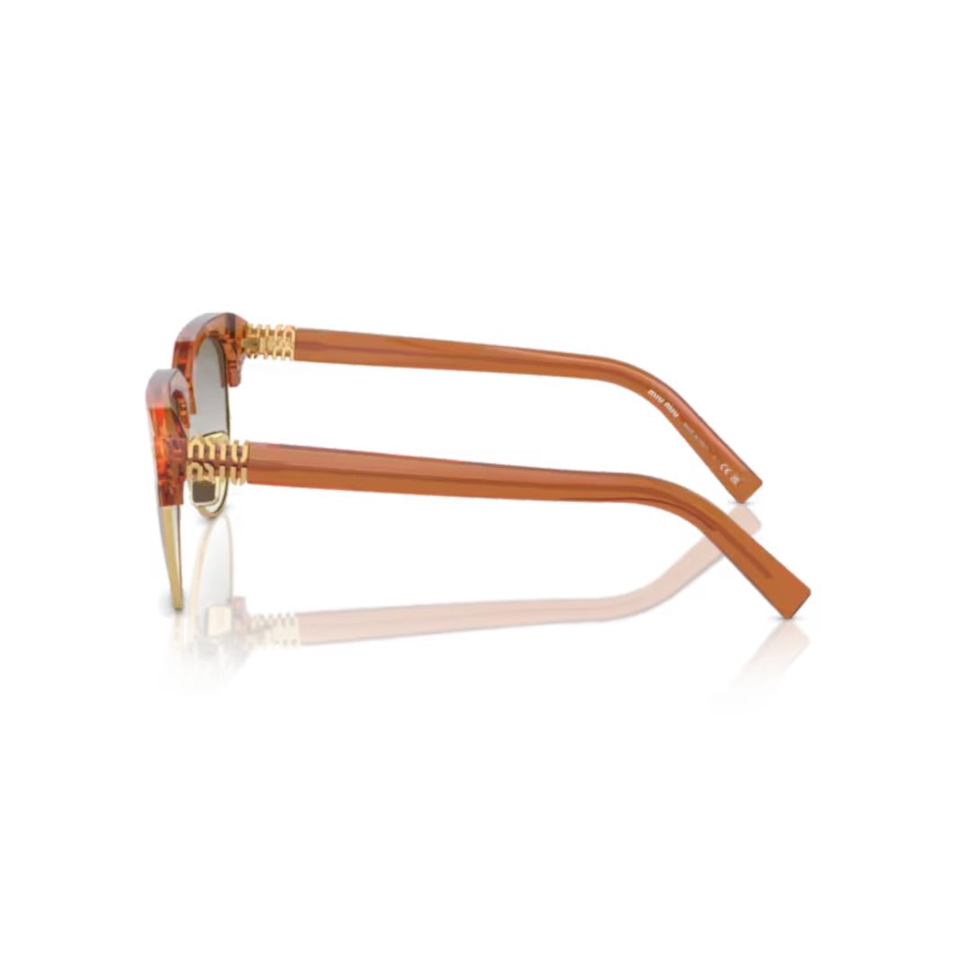 Miu Miu Acetate & Metal Aviator Sunglasses In 15t8k1
