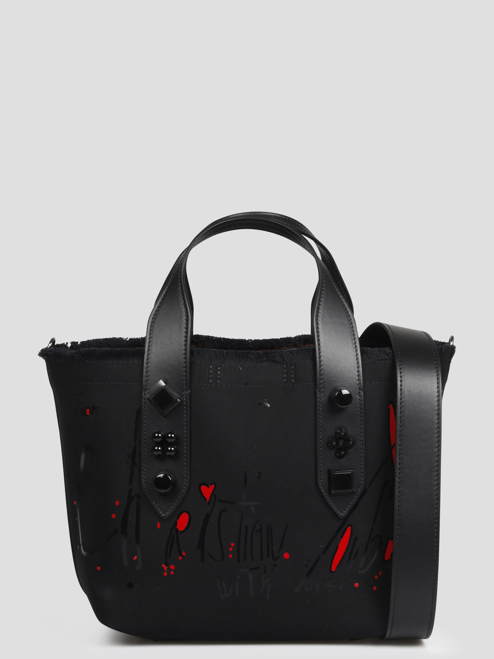 Luxury handbag - Frangibus Christian Louboutin small tote bag in