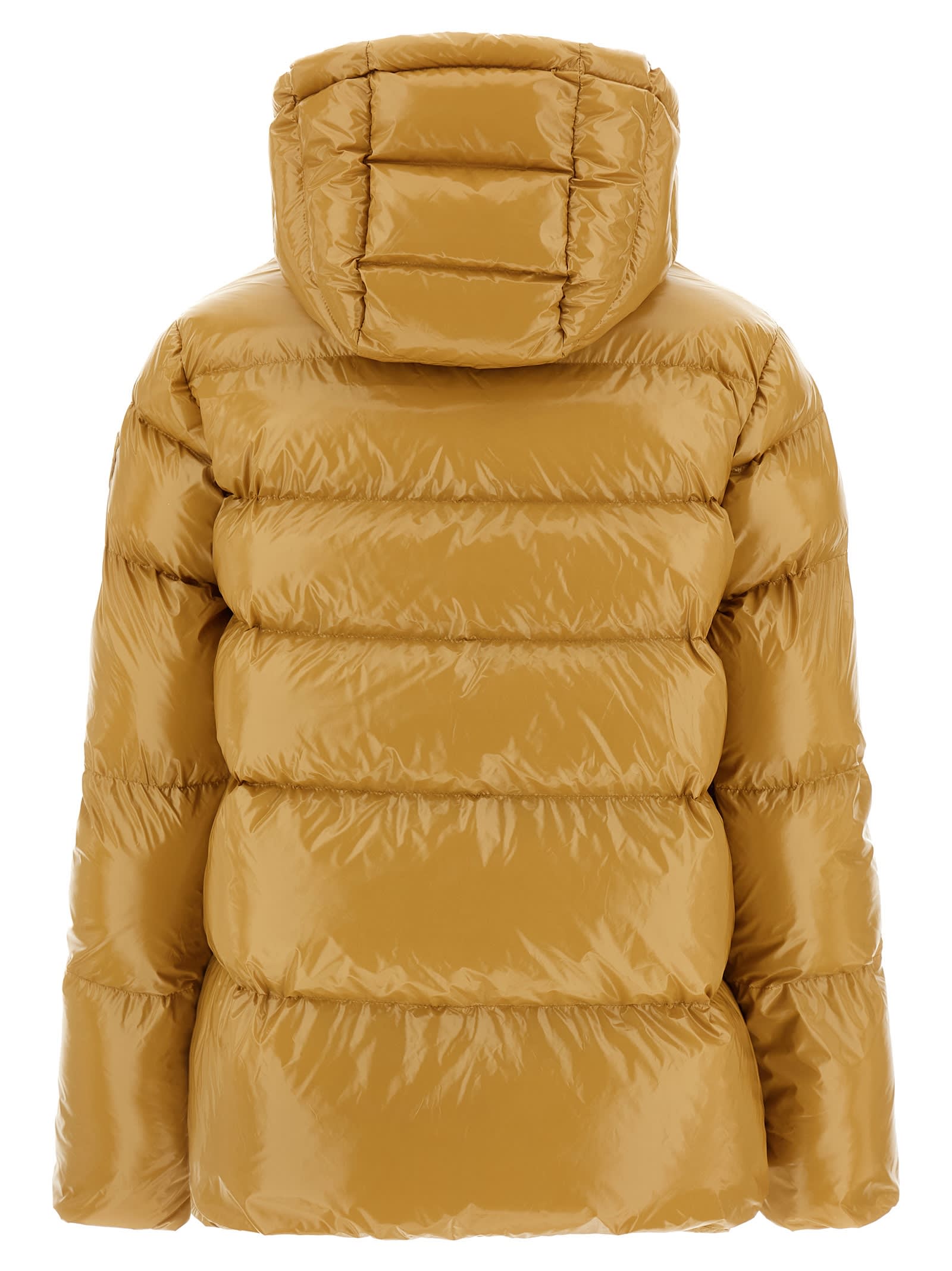 Pinko Eleodoro Down Jacket In Yellow