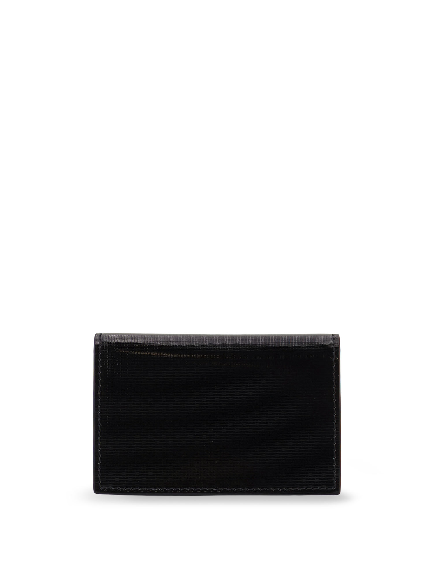 Givenchy Men Leather Business Card Holder In Black