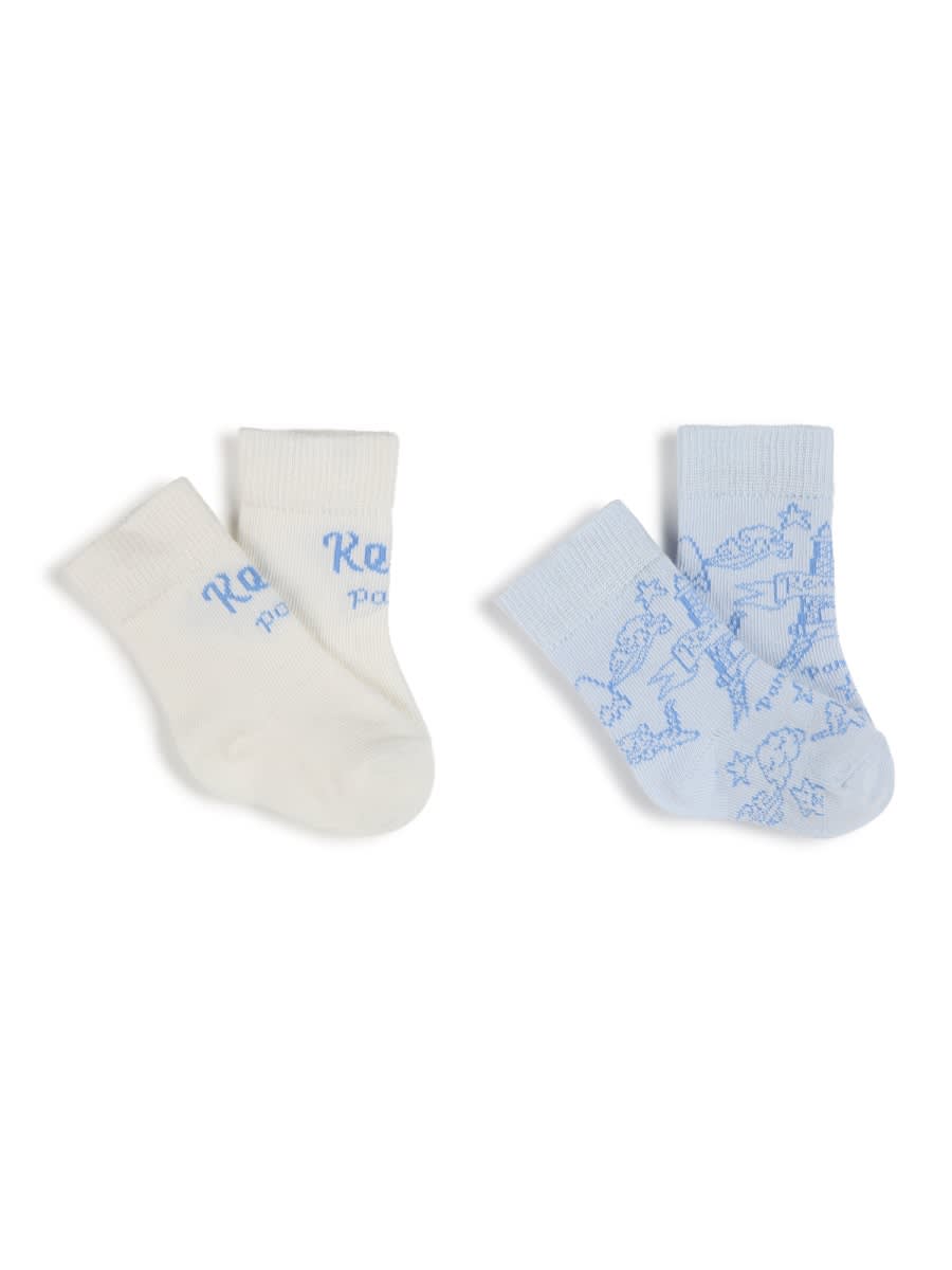 Kenzo Socks In Blue