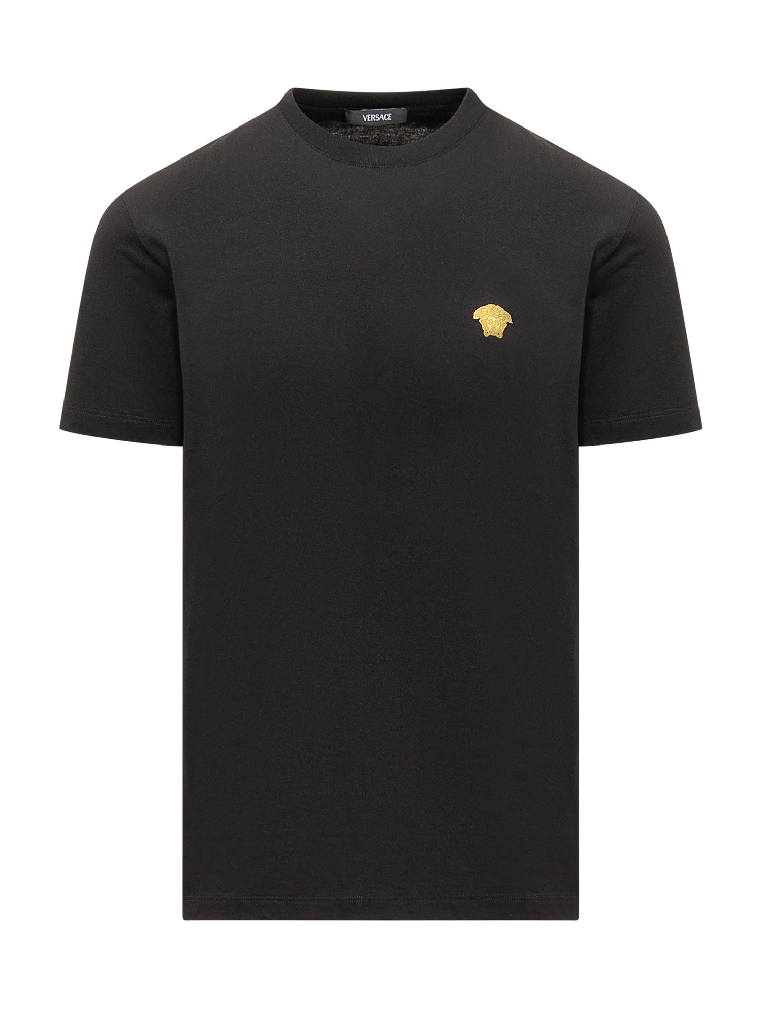 Shop Versace Medusa T-shirt In Black