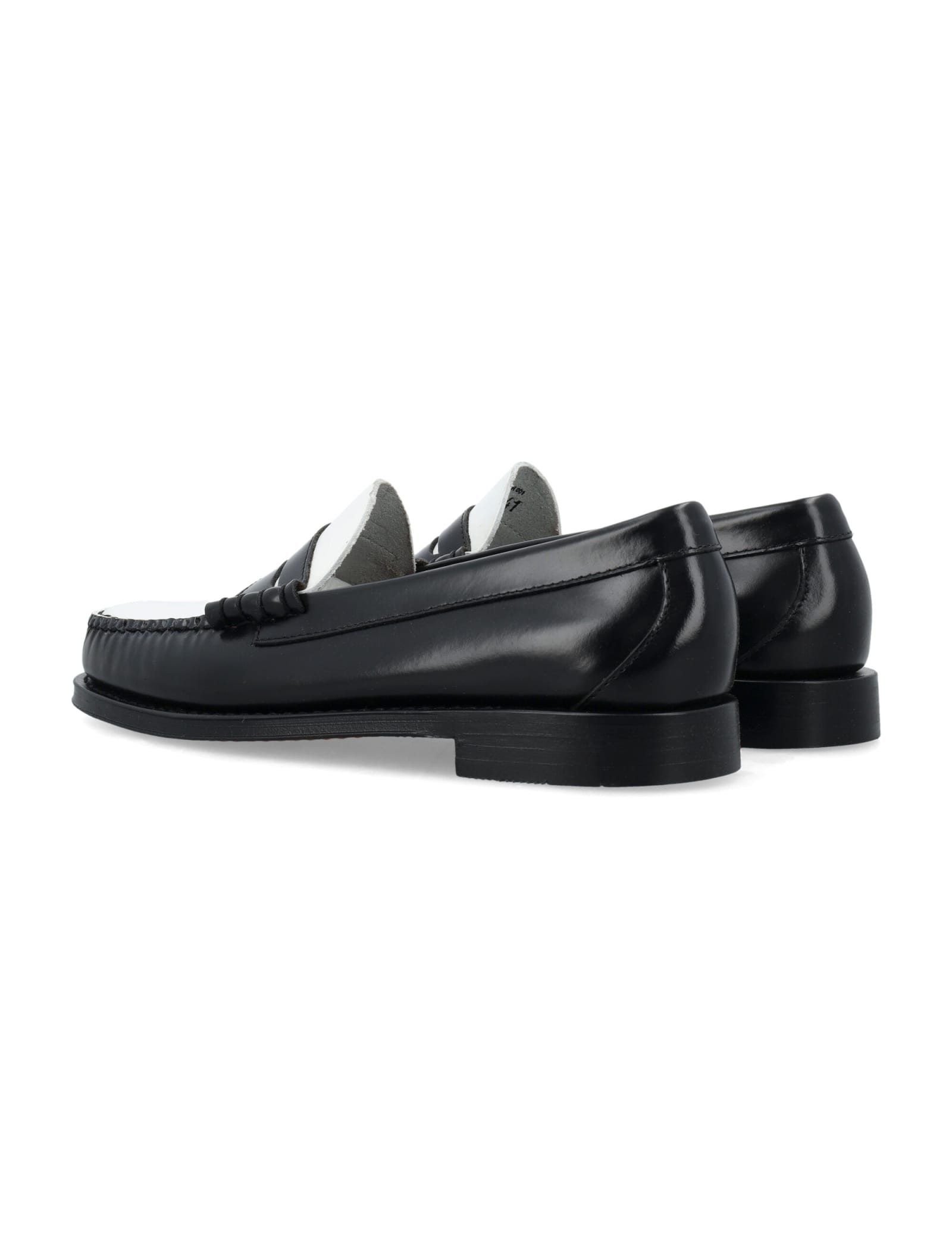 Shop G.h.bass &amp; Co. Classic Loafer In Black White