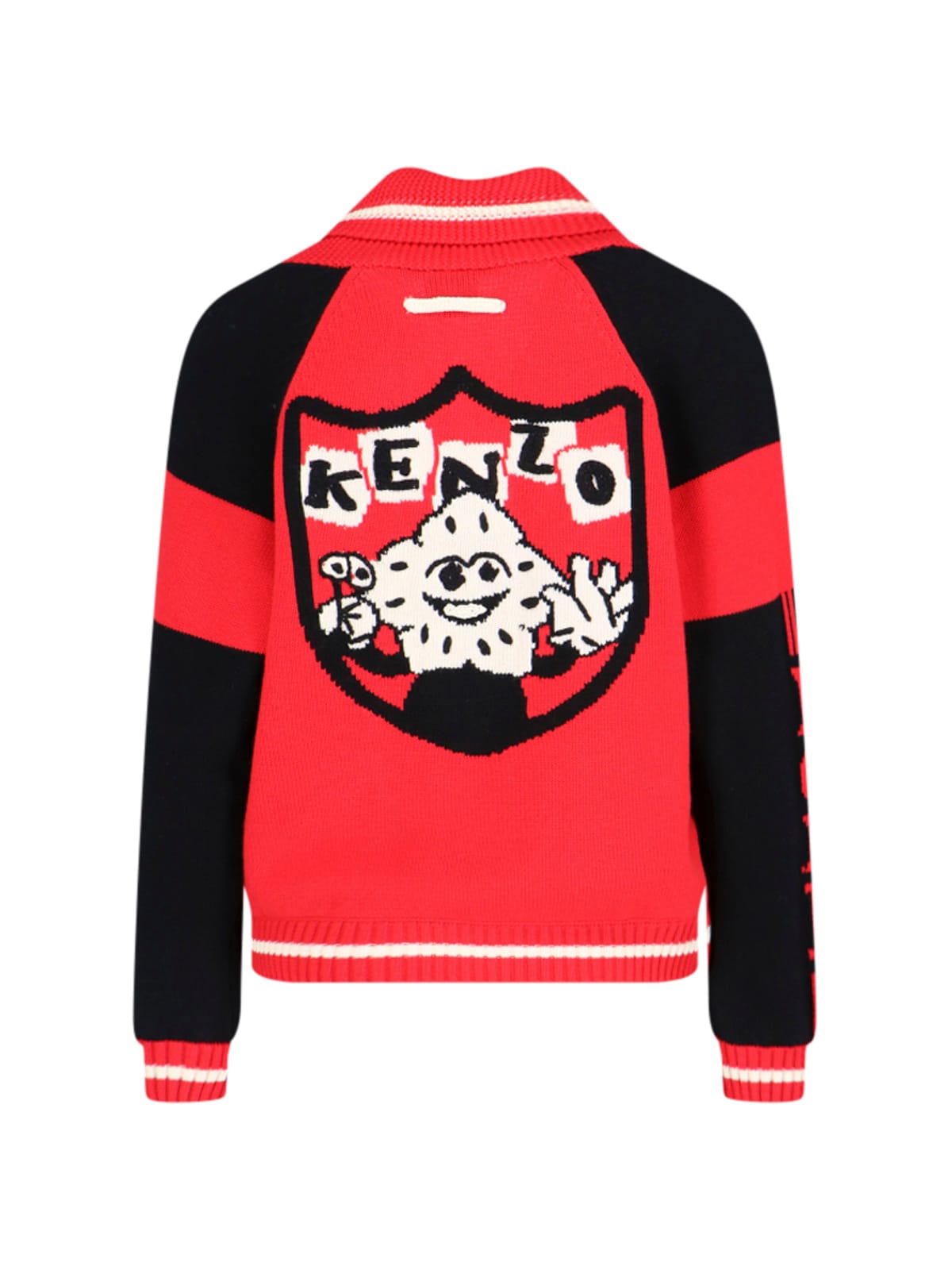 Shop Kenzo Boke Boy Cardigan In Red