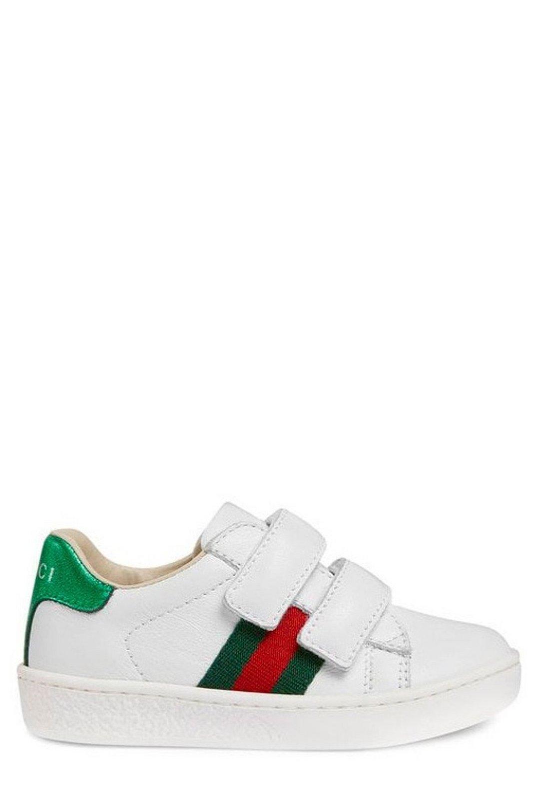 Gucci Stripe Detailed New Ace Touch-strap Sneakers