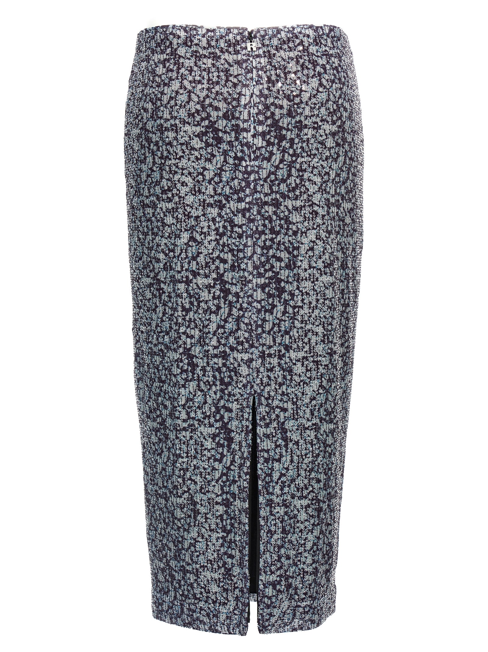 Shop Rotate Birger Christensen Midi Pencil Skirt In Multicolor