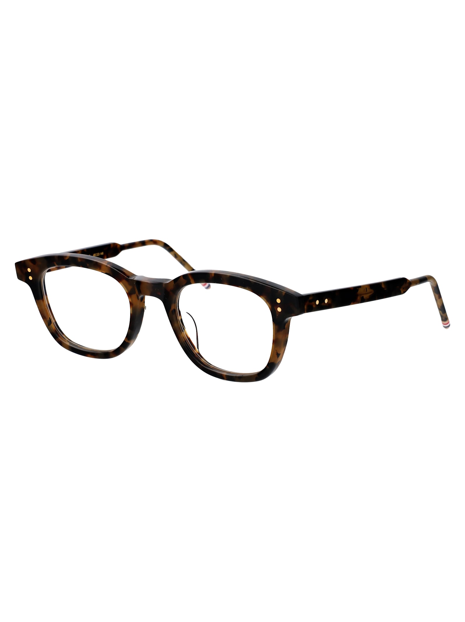 Shop Thom Browne Ueo921a-g0002 Glasses In Tokyo Tortoise