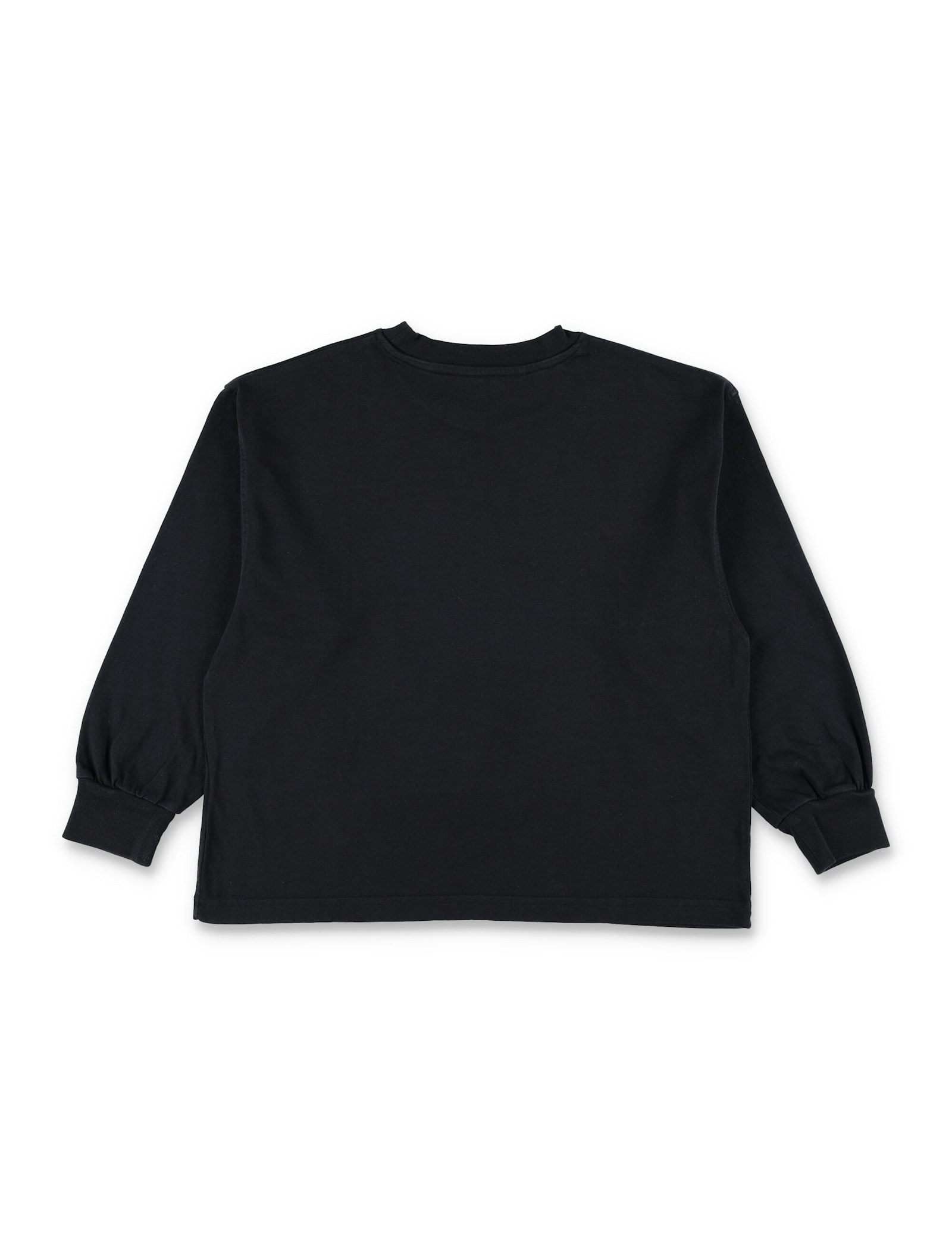 American Vintage Kids Fizvalley Long Sleeves T-shirt In Black