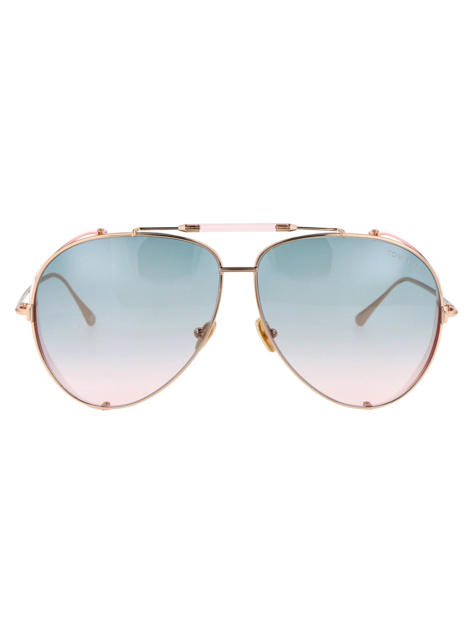 Shop Tom Ford Ft0900 Sunglasses In 28p Gold