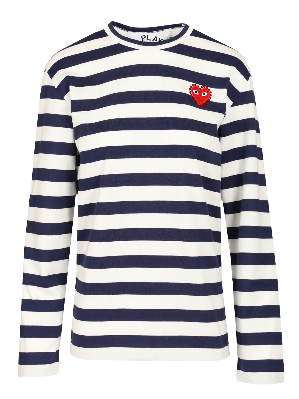 Comme des Garçons Play Striped Cotton Sweater