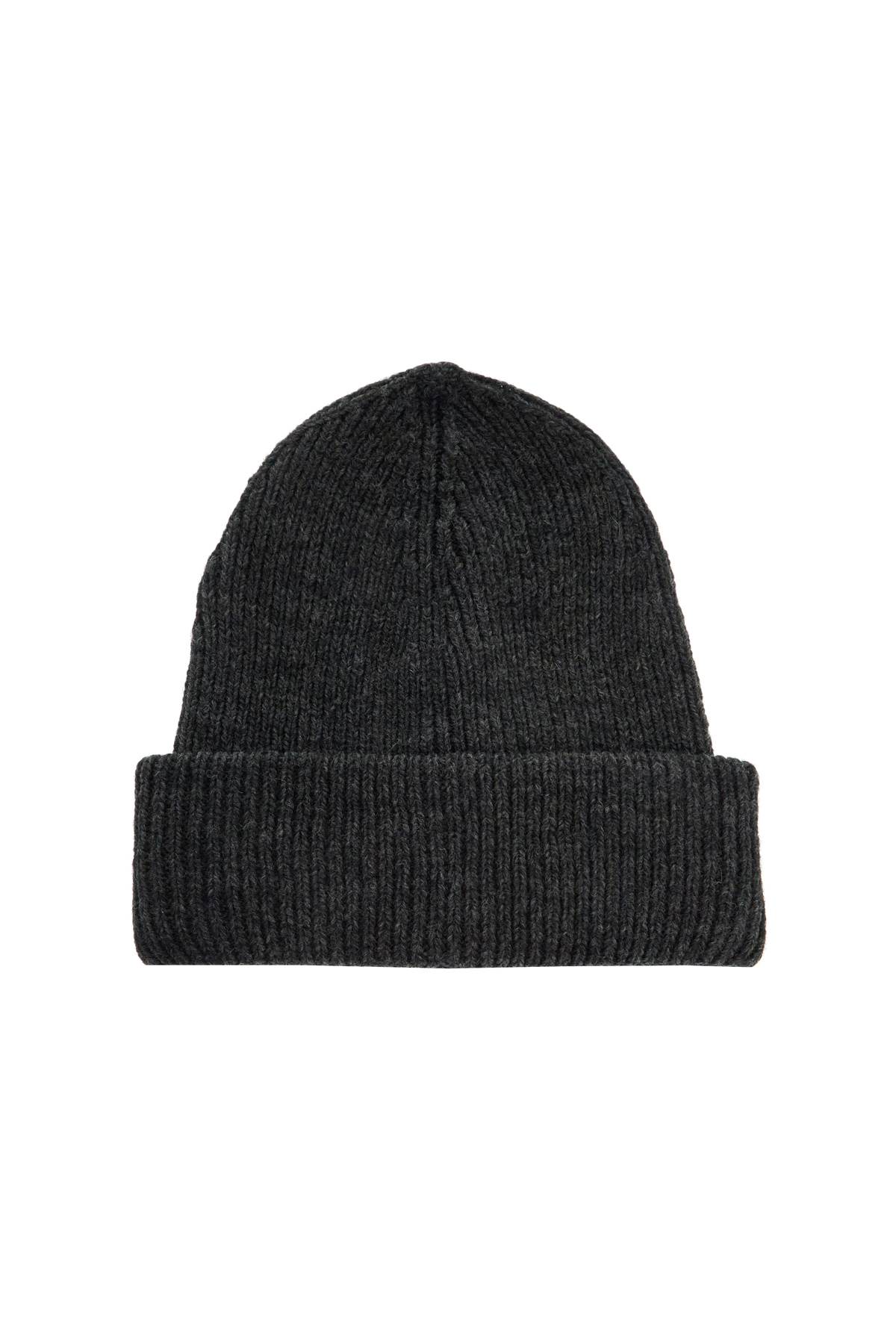 Shop Our Legacy Merino Wool Beanie Hat For In Ash Melange Stately Wool (grey)